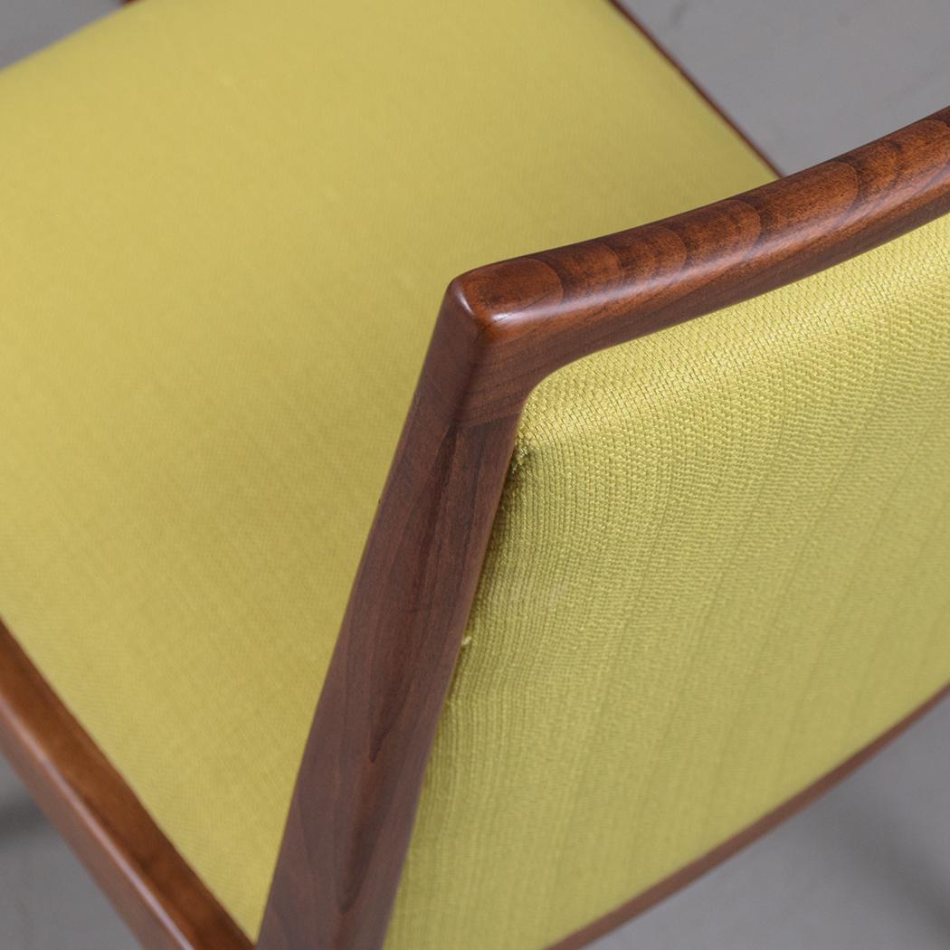 Set of Mid-Century Yellow Dining Chairs 4