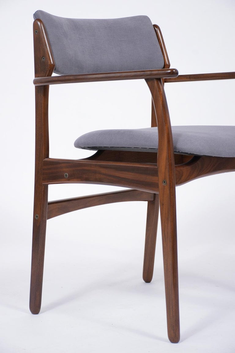 Set of Six Danish Teak Dining Chairs In Good Condition For Sale In Los Angeles, CA