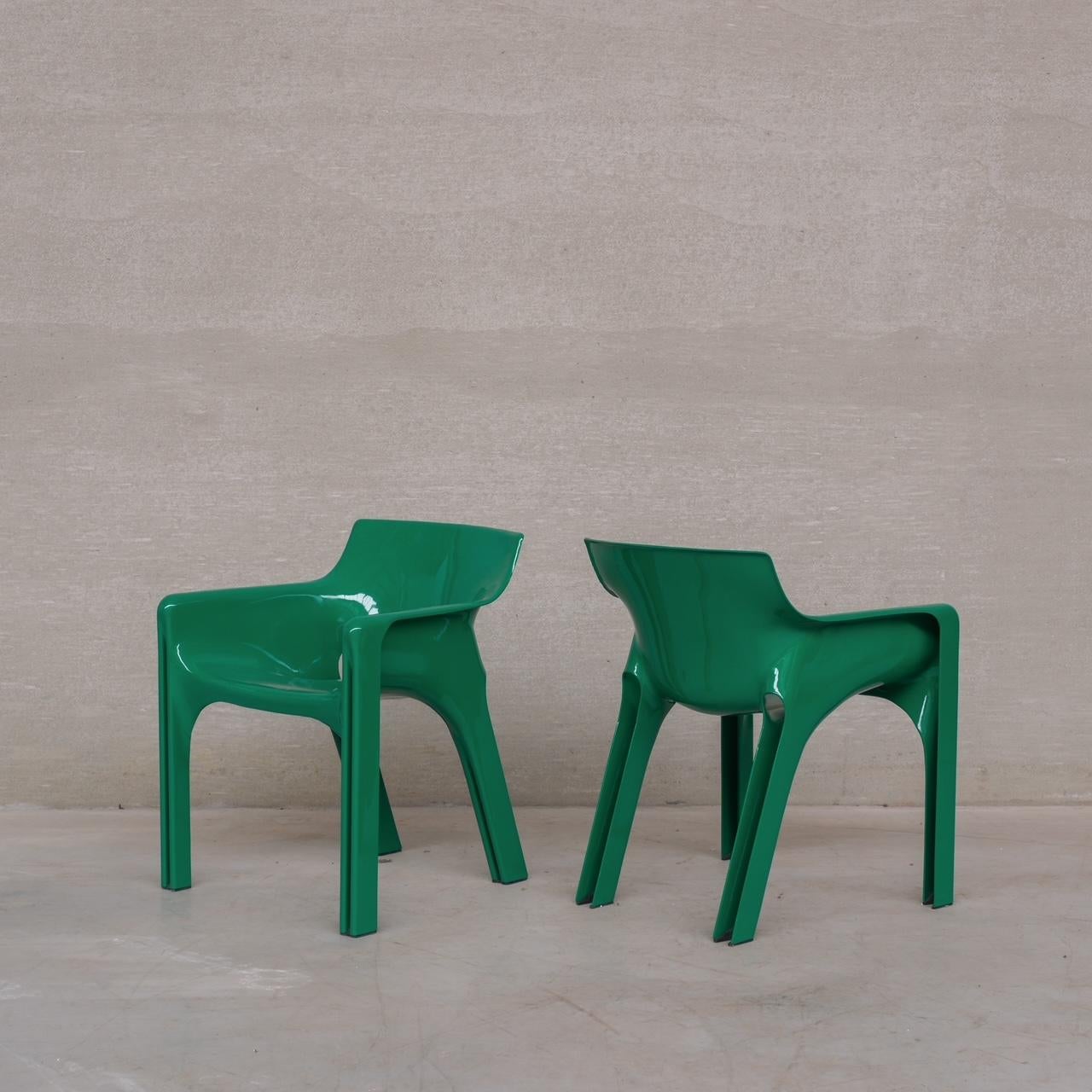 Ensemble de six chaises de salle à manger 