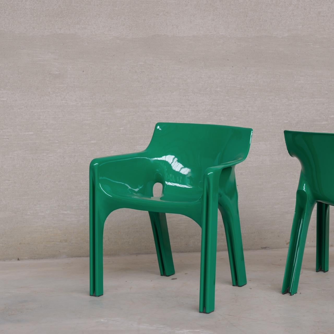 Ensemble de six chaises de salle à manger 