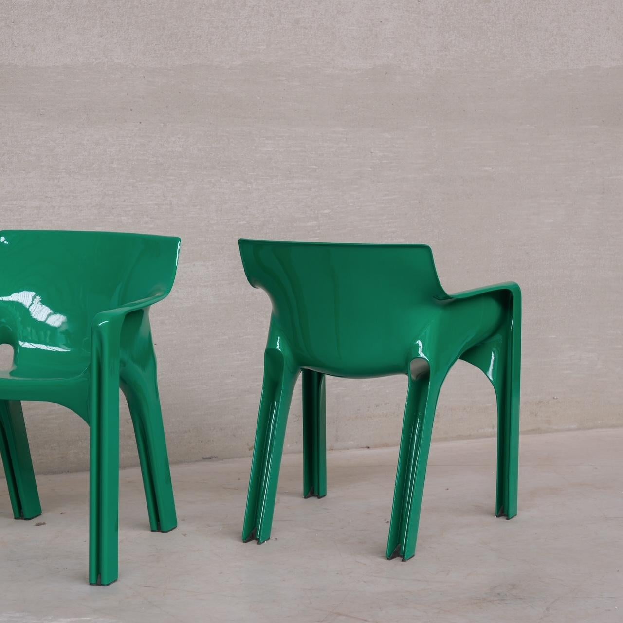 Ensemble de six chaises de salle à manger 