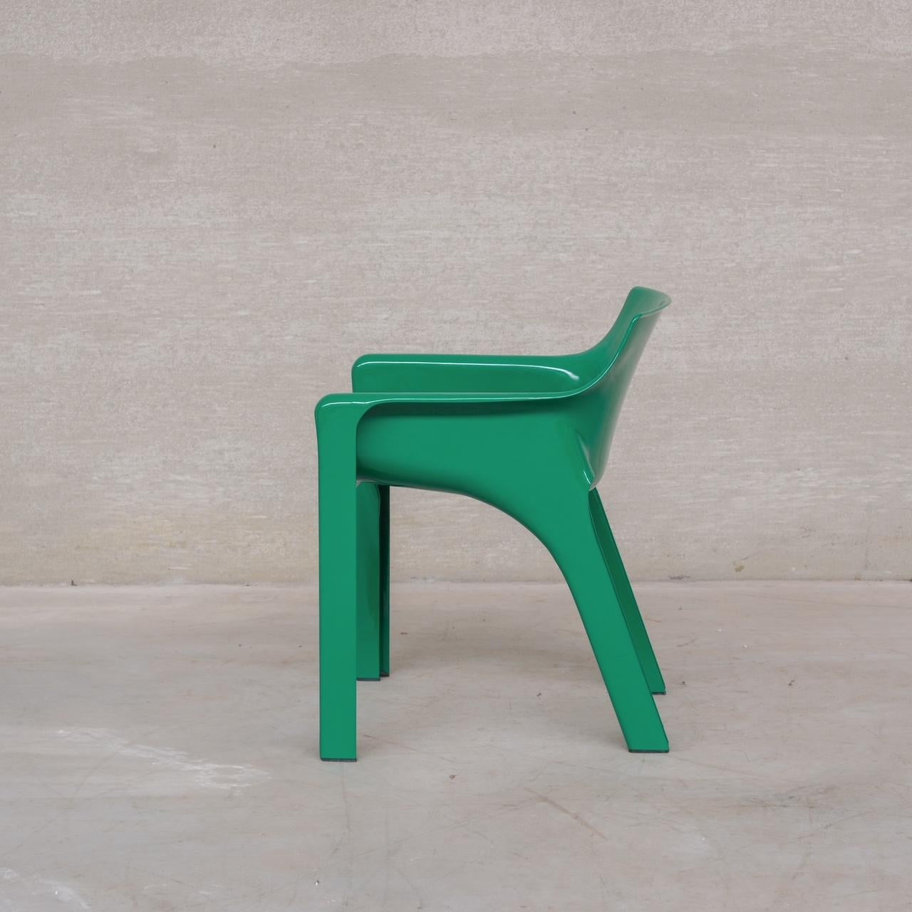 Fin du 20e siècle Ensemble de six chaises de salle à manger 