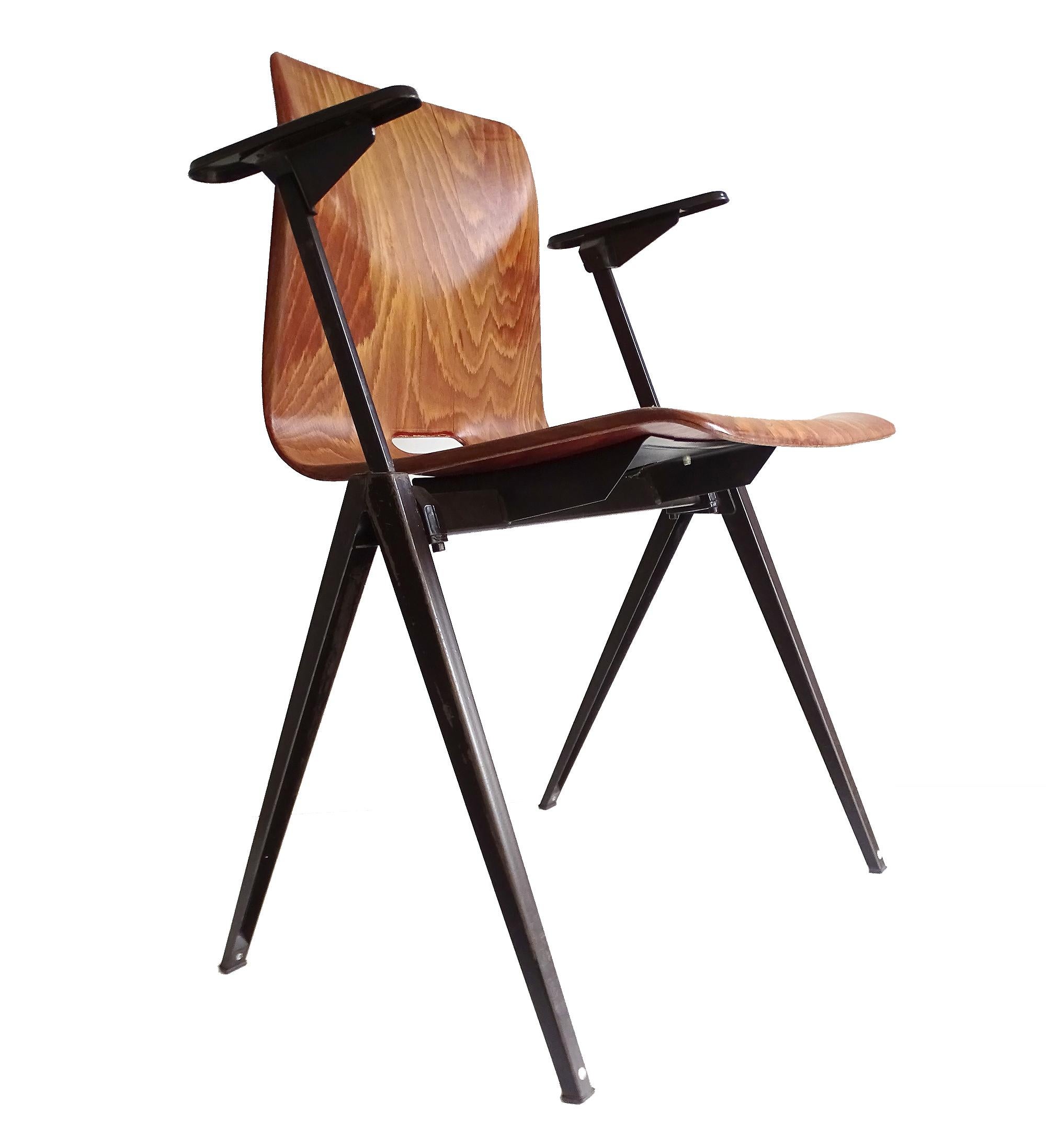Six 1960s Galvanitas Chairs, Industrial For Sale 6