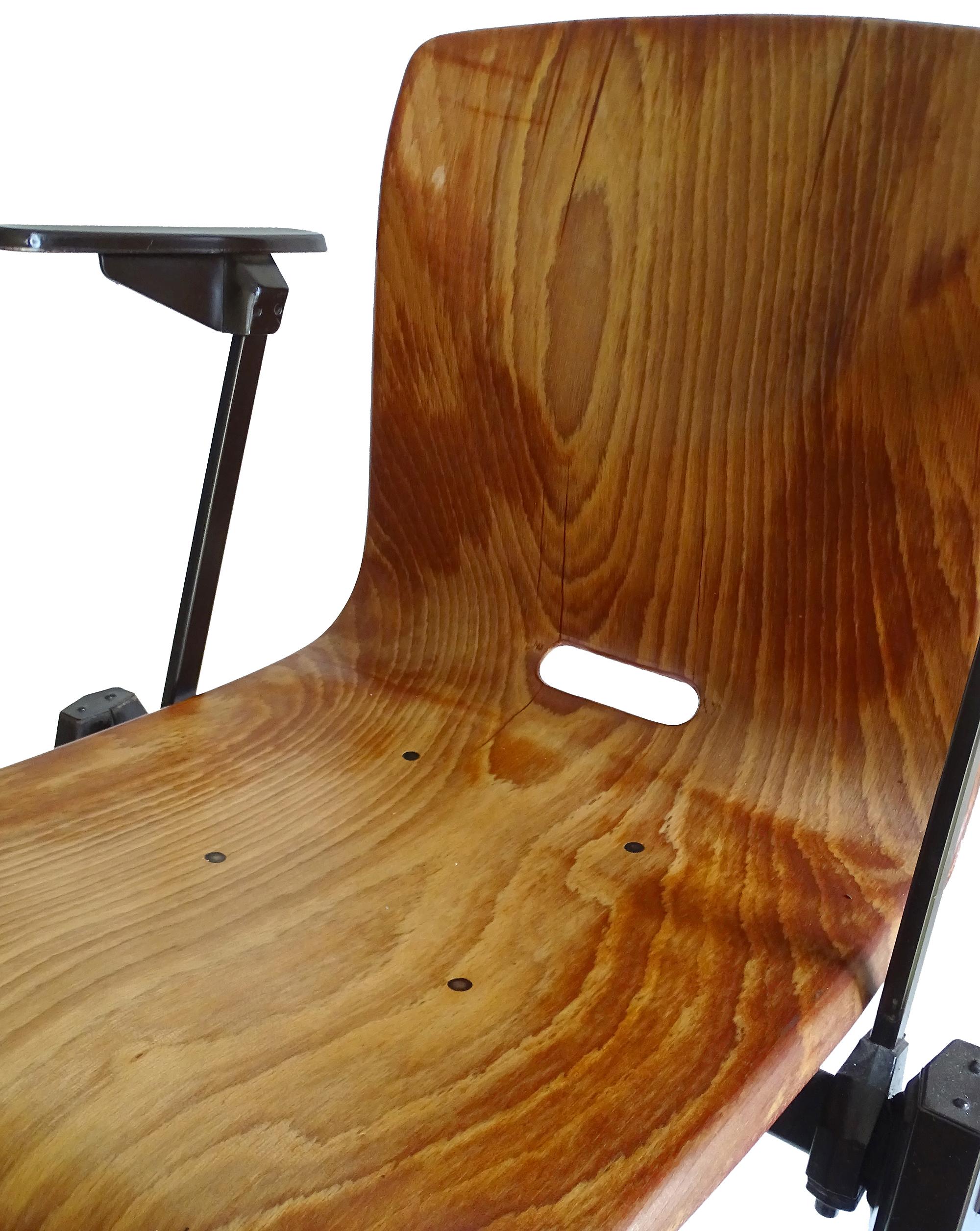 Six 1960s Galvanitas Chairs, Industrial For Sale 8
