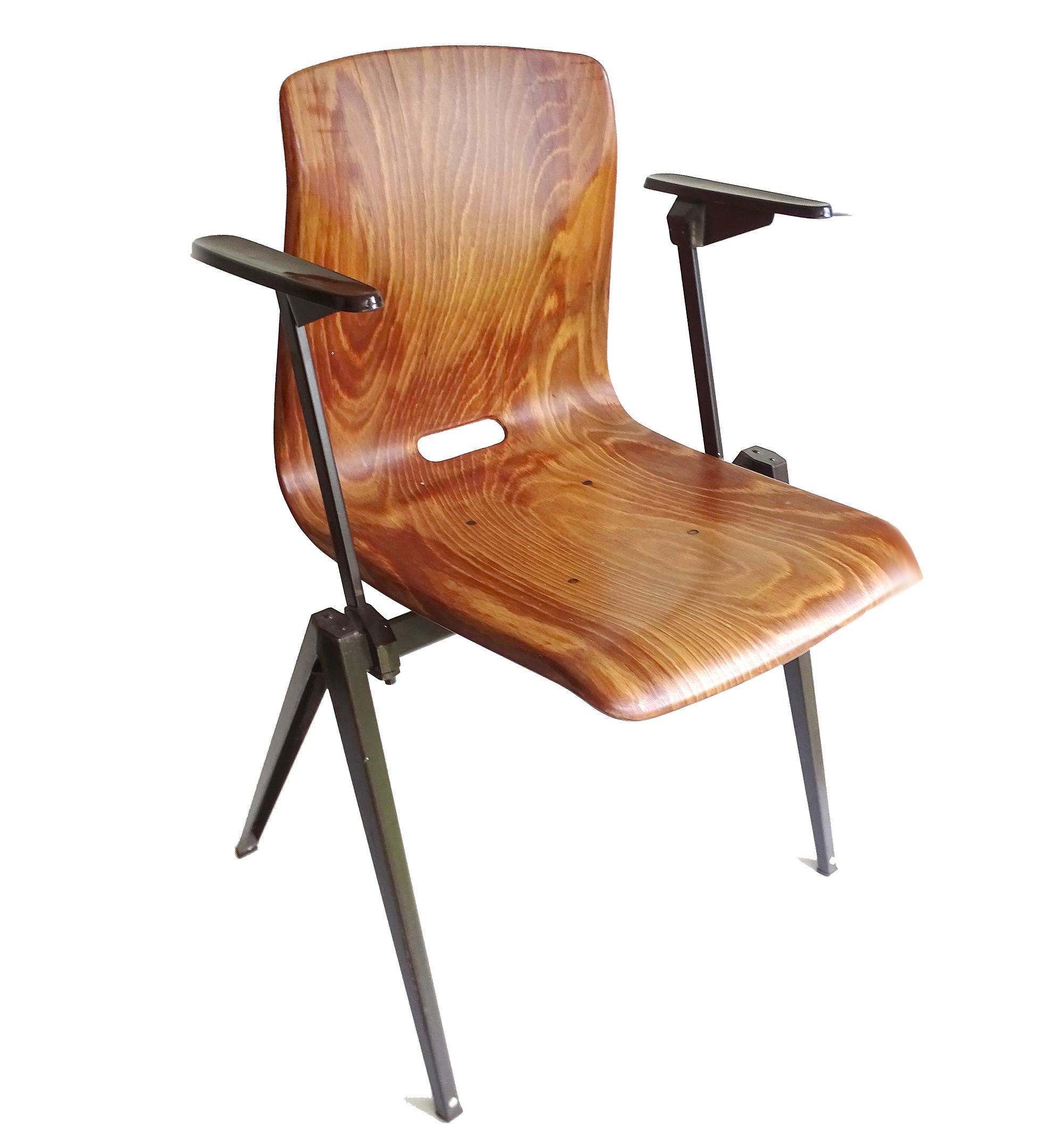 Six 1960s Galvanitas Chairs, Industrial  For Sale 2