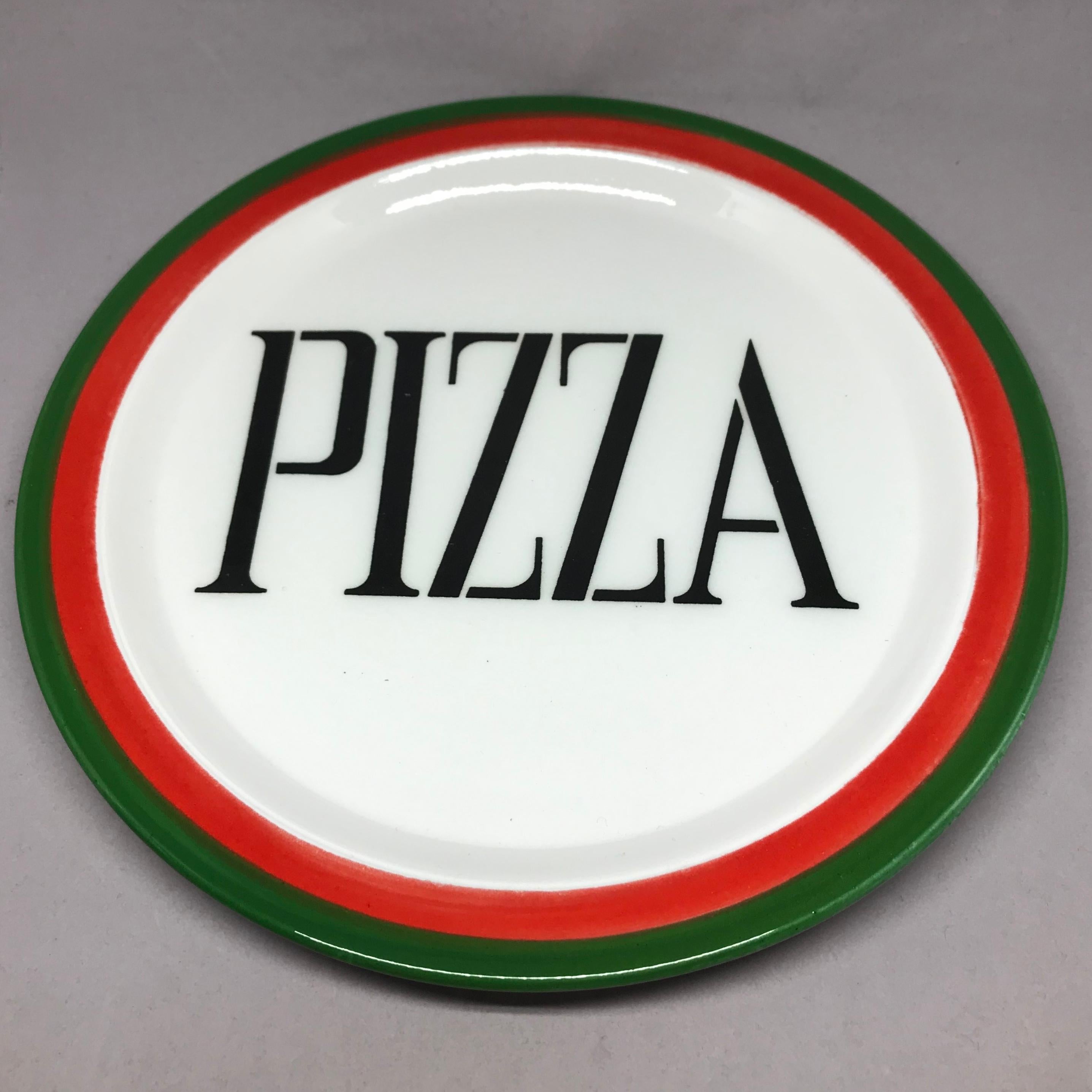 vintage pizza plates