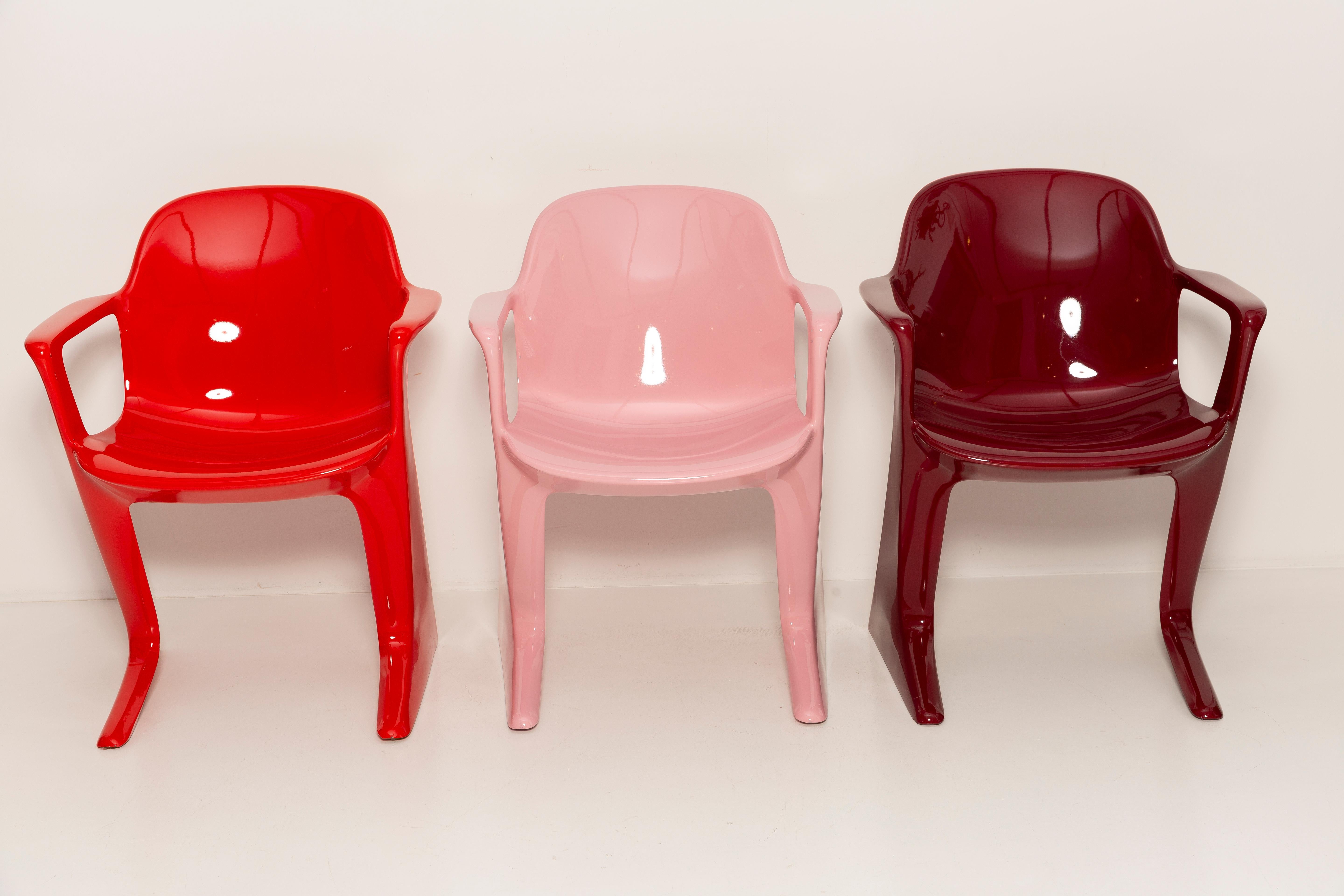 Ensemble de six chaises Kangourou du milieu du siècle, Ernst Moeckl, Allemagne, 1968 en vente 8