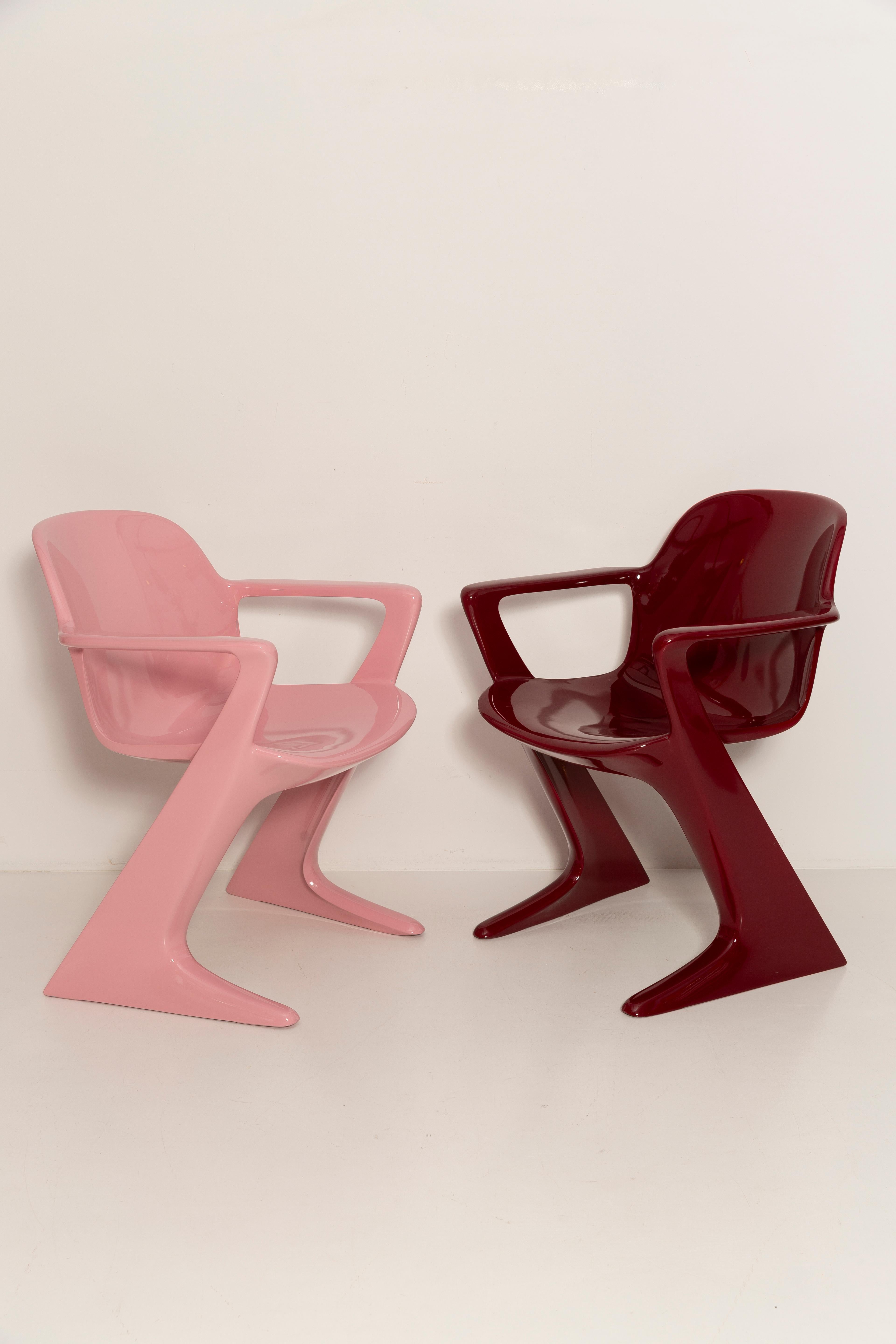 20th Century Set of Six Mid Century Kangaroo Chairs, Ernst Moeckl, Germany, 1968 For Sale