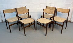 Set of Six Mid-Century Modern Danish Dining Chairs by Erik Buch
