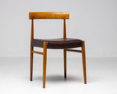 Satz von sechs Mid Century Modern Danish Dining Chairs
