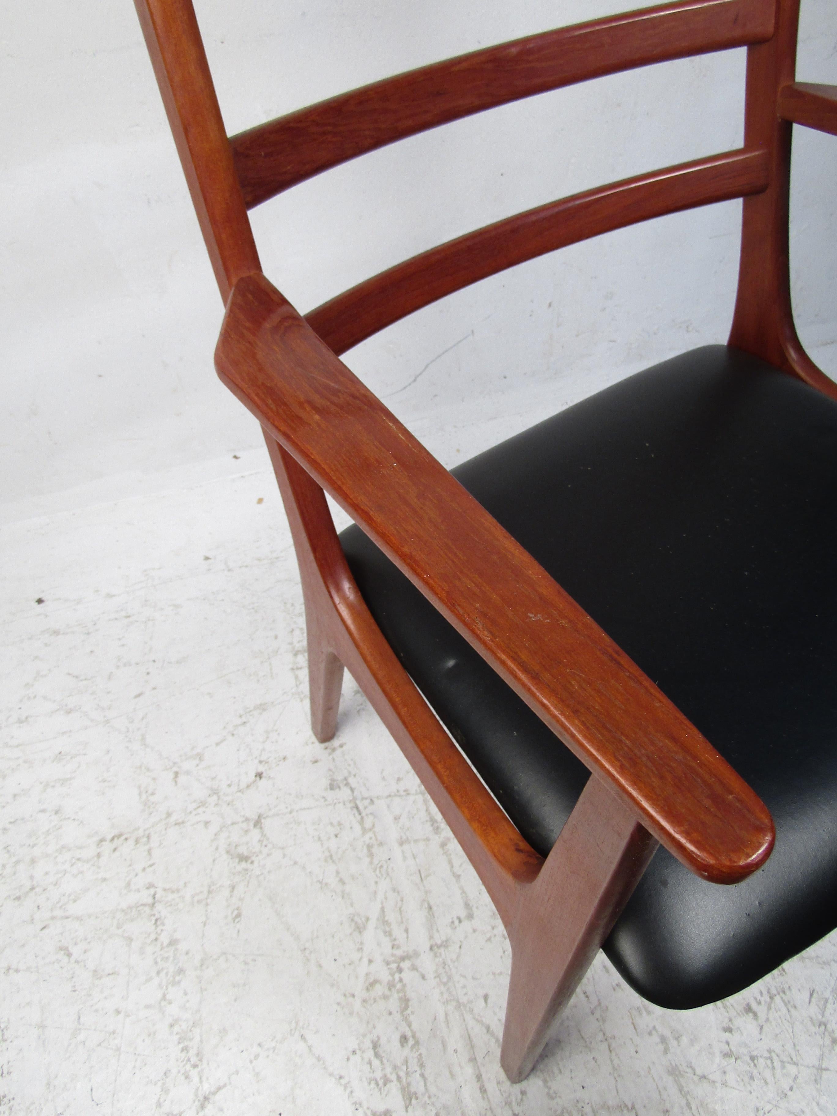 Six Mid-Century Modern Korup Stolefabrik Danish Dining Chairs For Sale 5