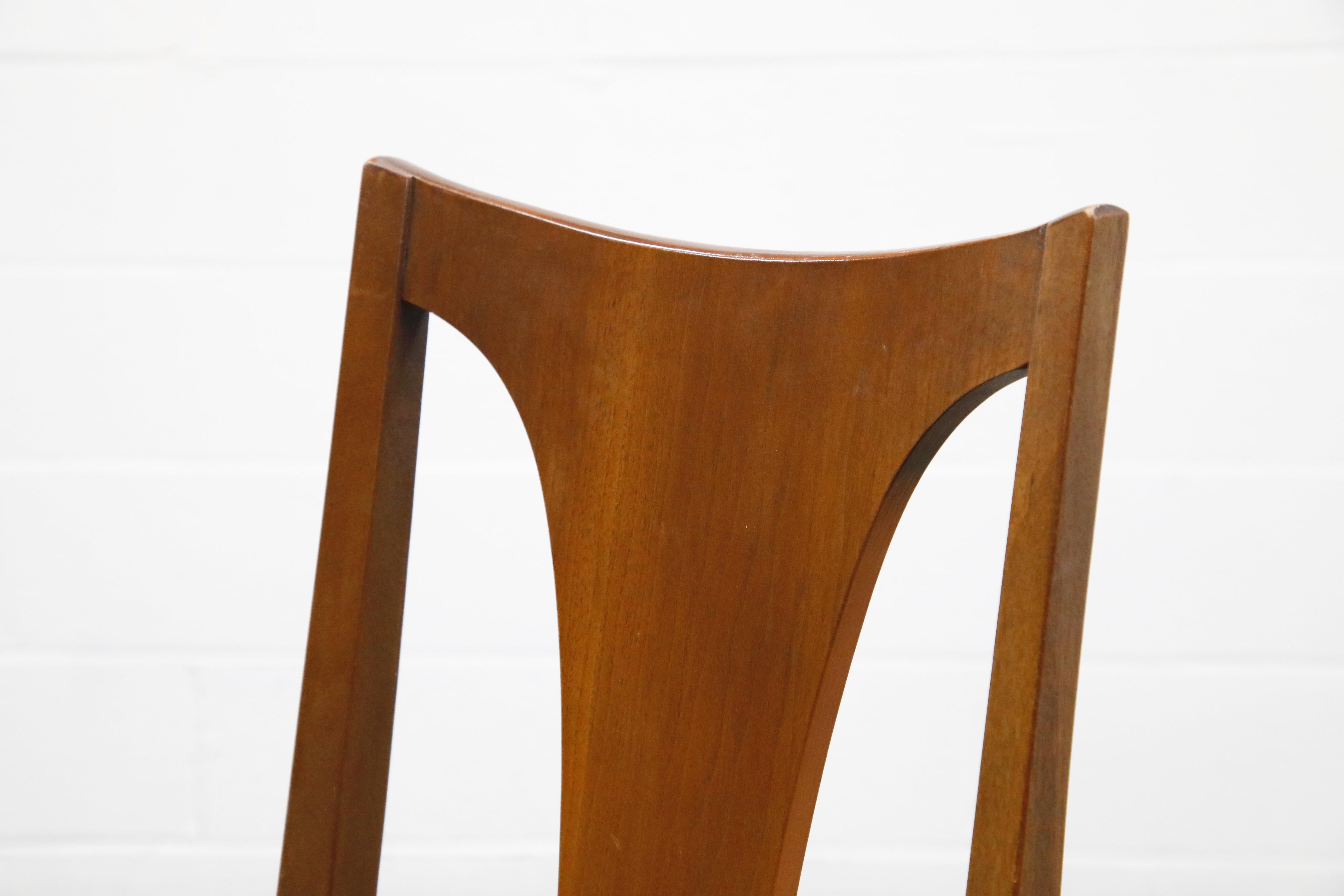 Set of Six Mid-Century Modern Dining Chairs by JB Van Sciver, circa 1960, Signed 2