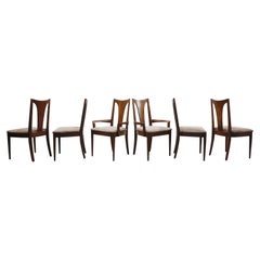 Set of Six Mid-Century Modern Dining Chairs by JB Van Sciver, circa 1960, Signed