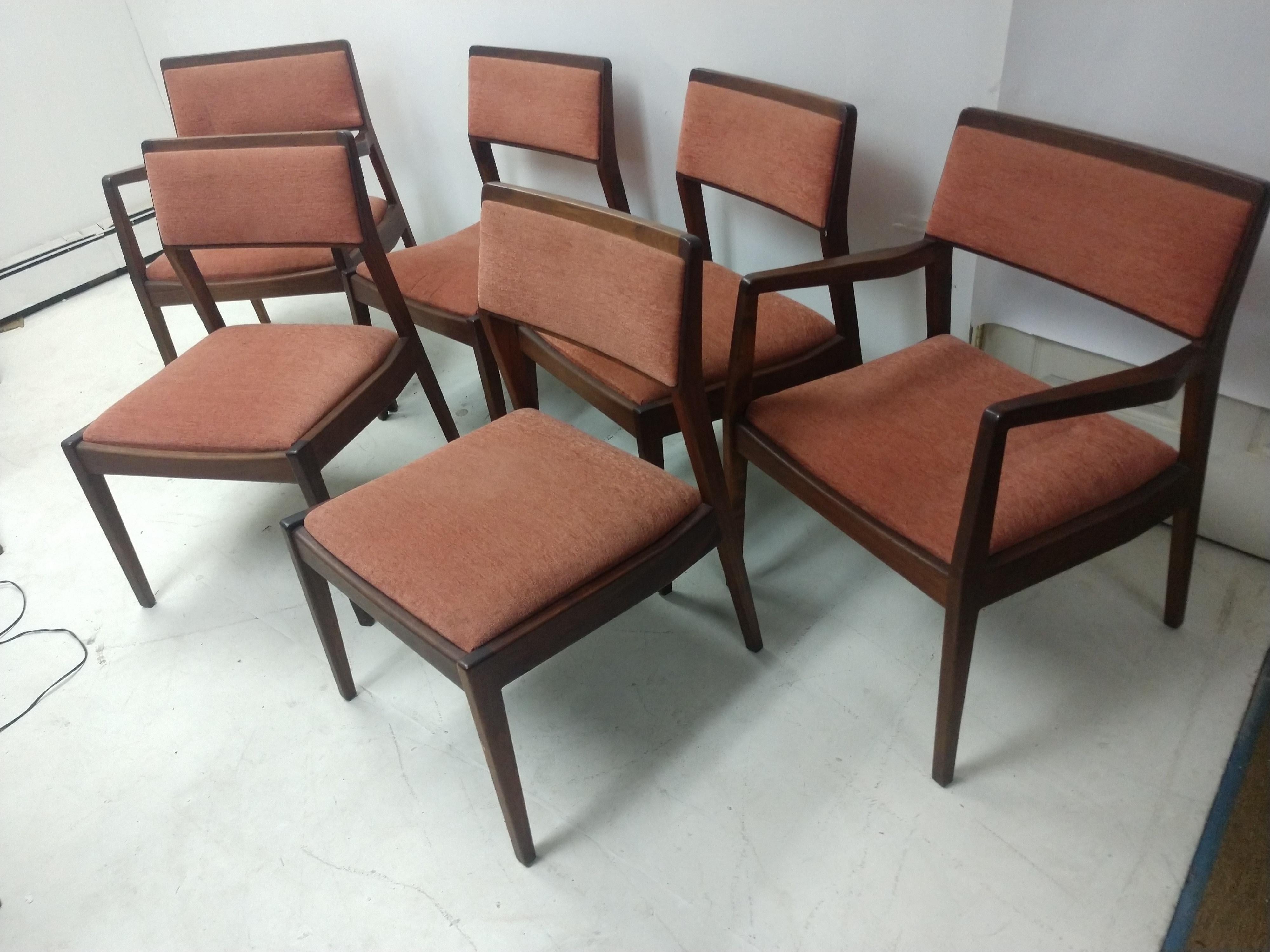 Set of Six Mid-Century Modern Dining Chairs by Jen's Risom 3