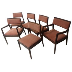 Set of Six Mid-Century Modern Dining Chairs by Jen's Risom