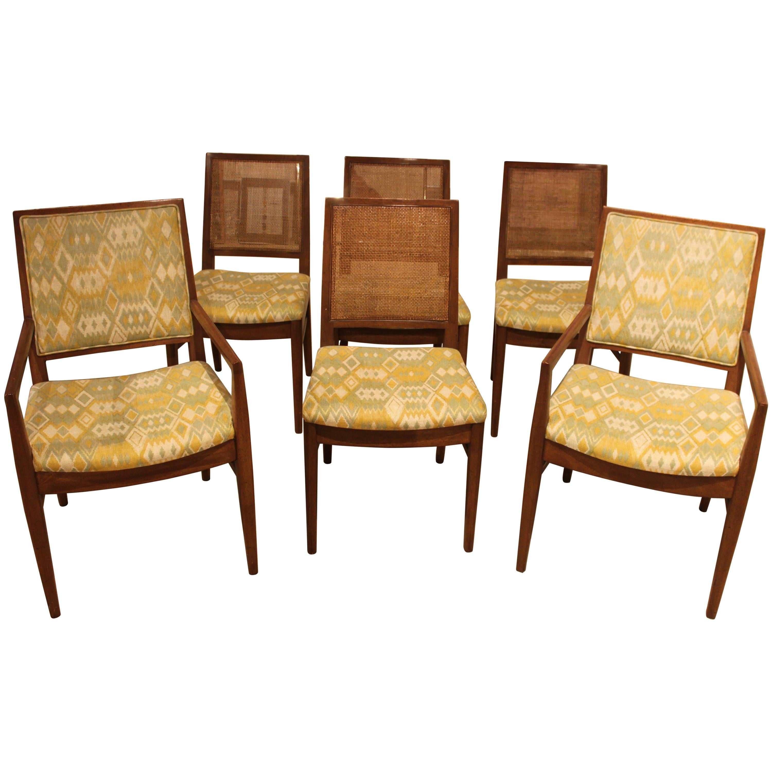Set of Six Mid-Century Modern Dining Chairs by John Stuart