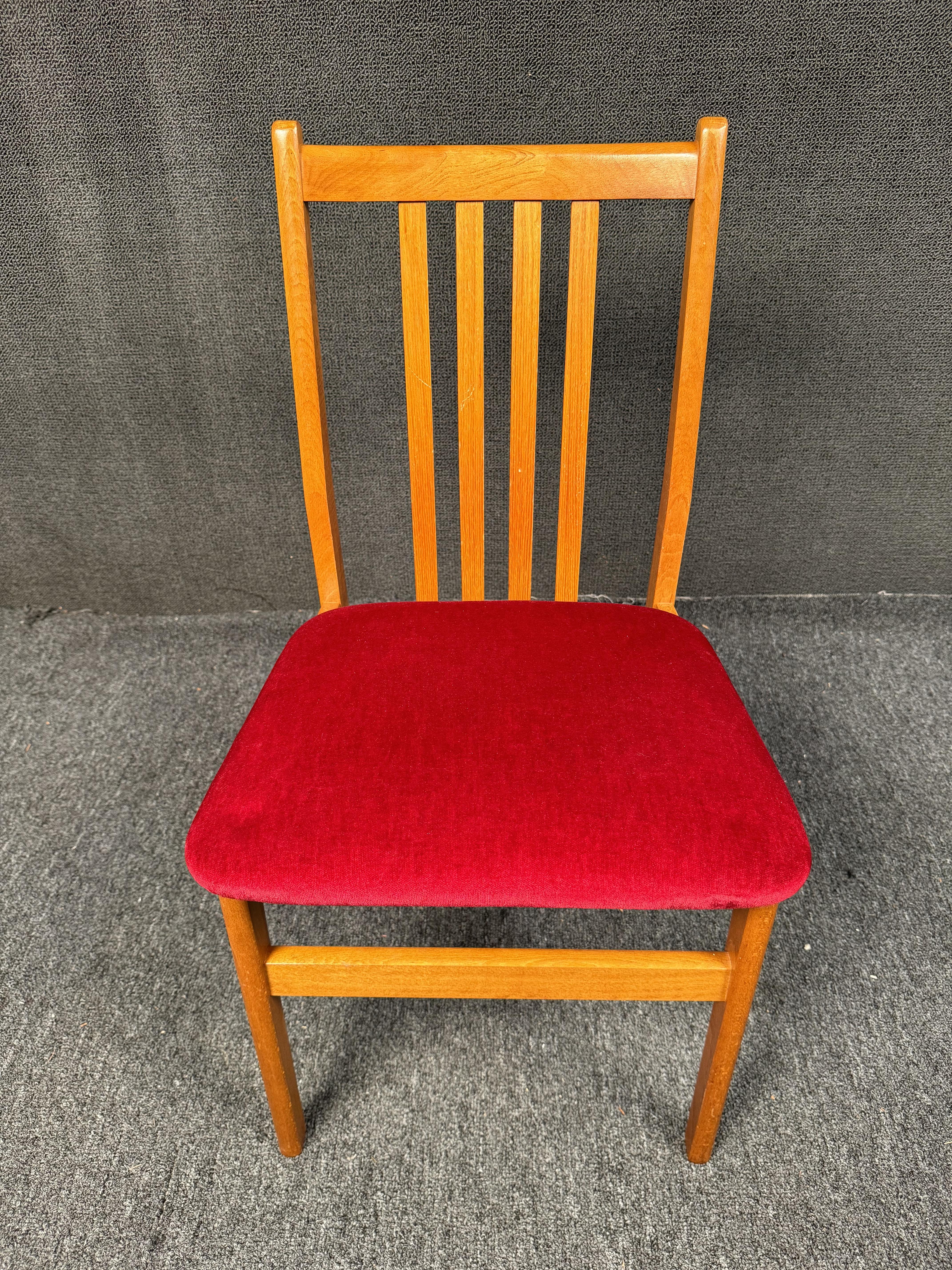 Sechser-Set Moderne Esszimmerstühle aus der Mitte des Jahrhunderts im Angebot 4