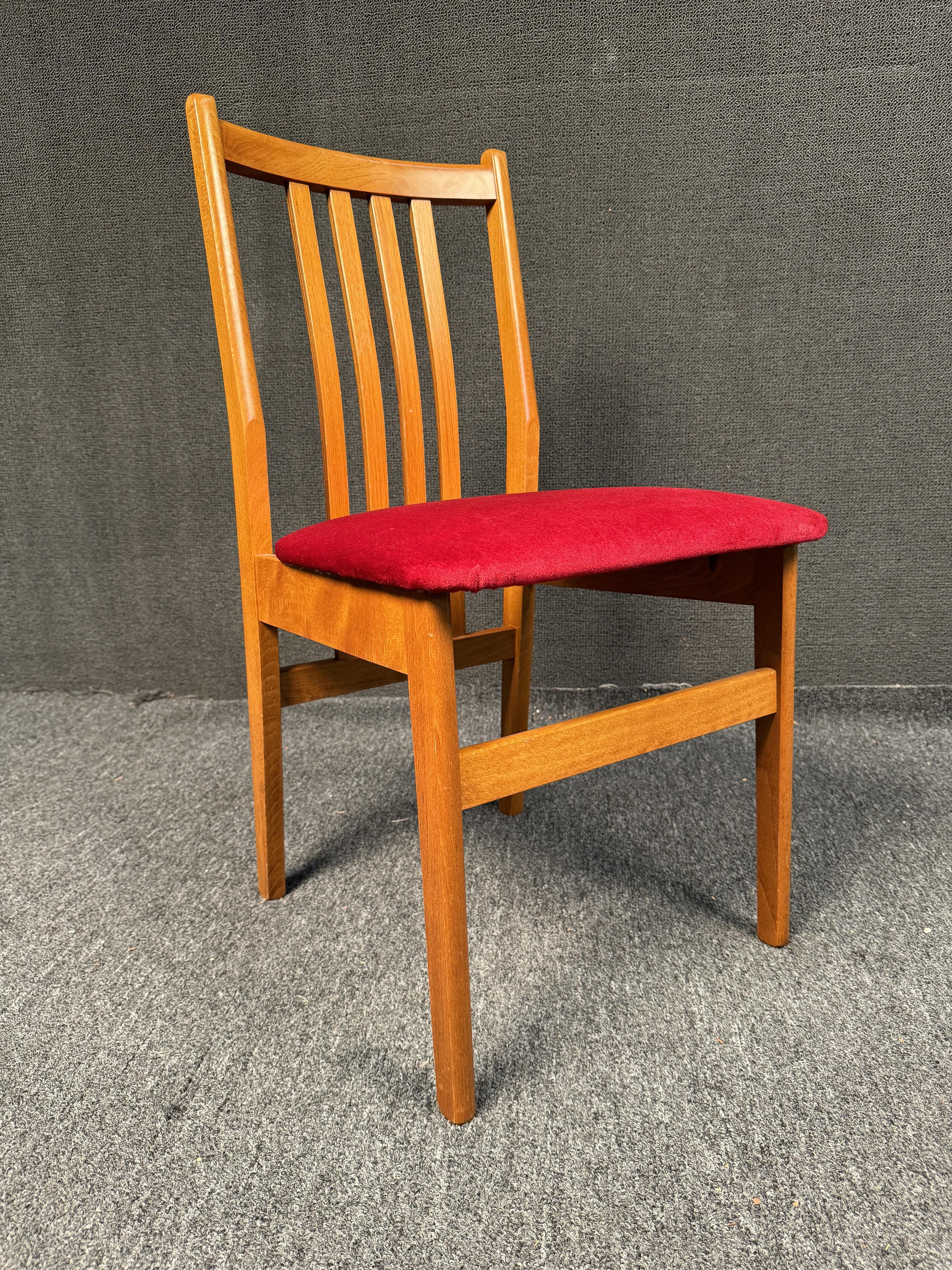 Sechser-Set Moderne Esszimmerstühle aus der Mitte des Jahrhunderts im Angebot 5