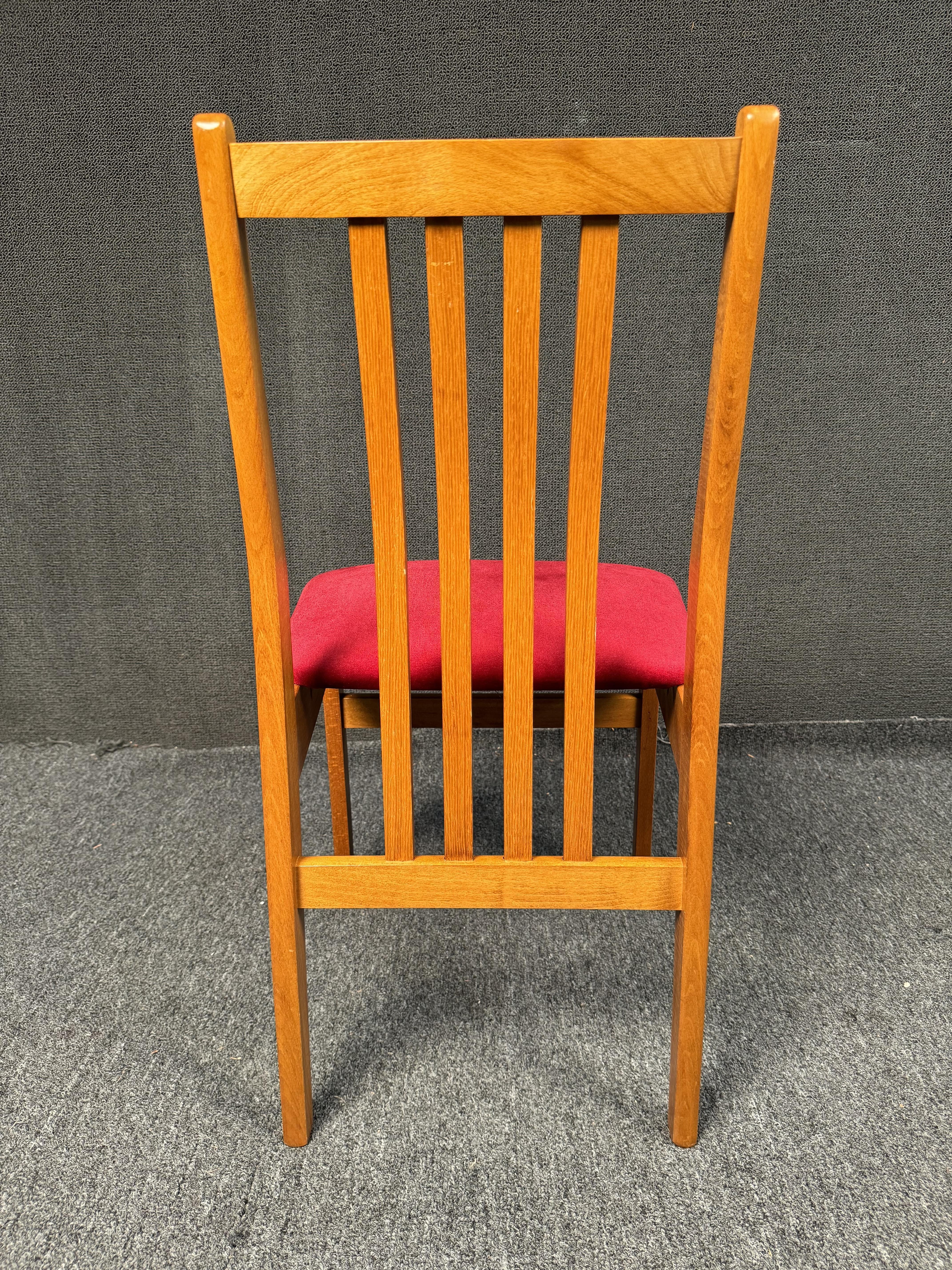 Sechser-Set Moderne Esszimmerstühle aus der Mitte des Jahrhunderts im Angebot 7