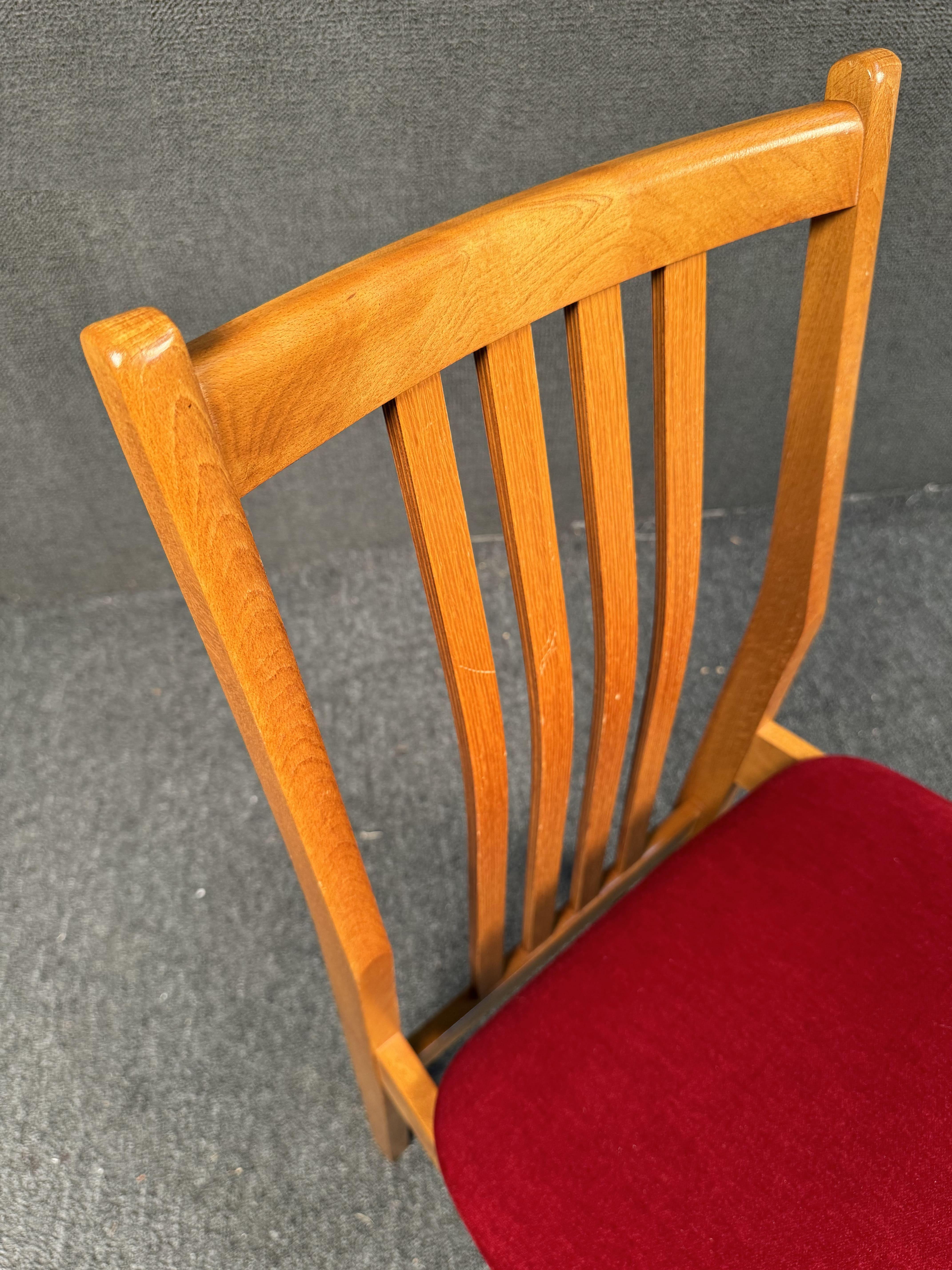 Sechser-Set Moderne Esszimmerstühle aus der Mitte des Jahrhunderts im Angebot 10
