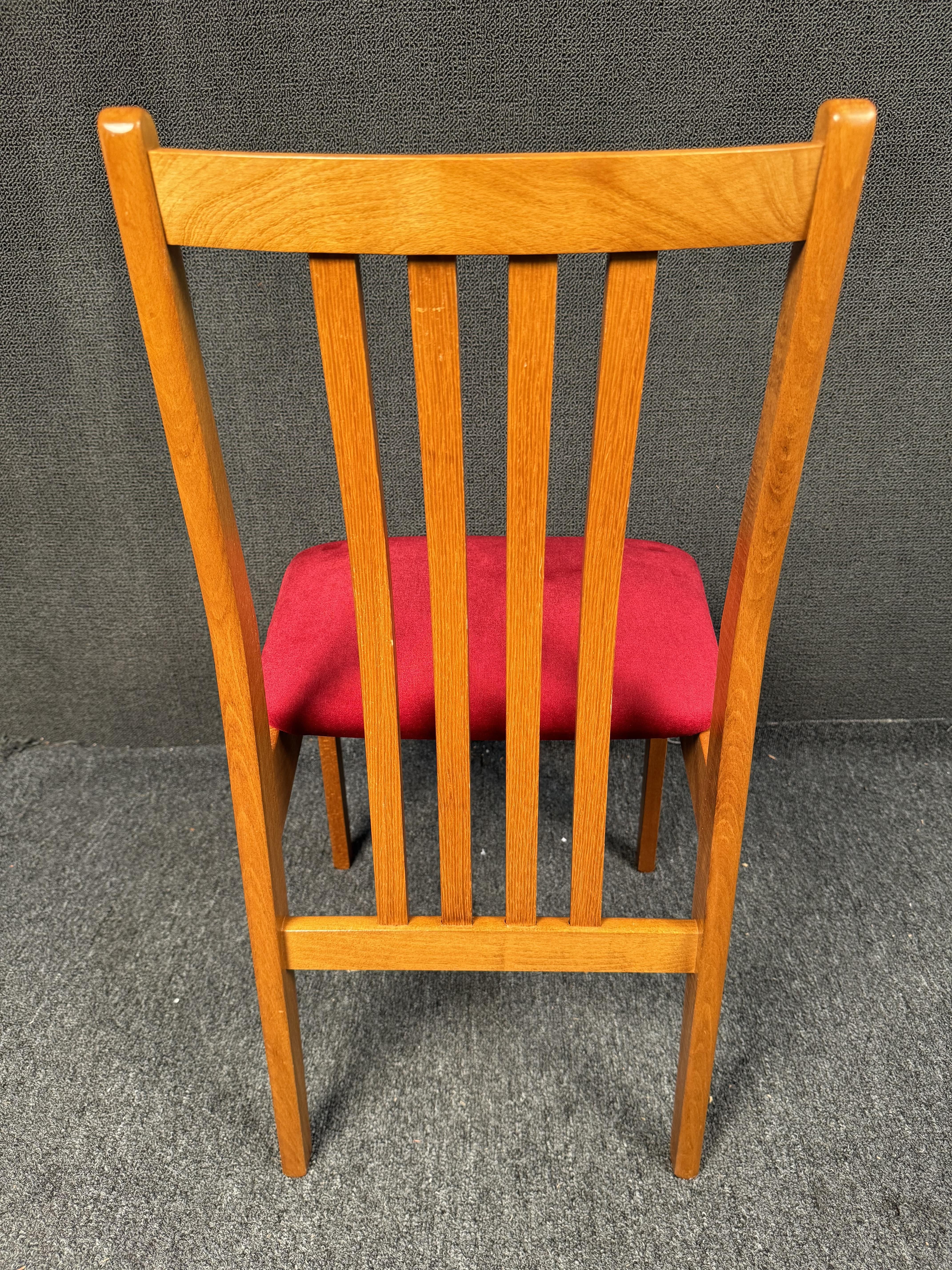 Sechser-Set Moderne Esszimmerstühle aus der Mitte des Jahrhunderts im Angebot 11