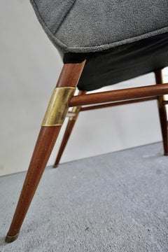 Set of Six Mid-Century Modern Dining Chairs