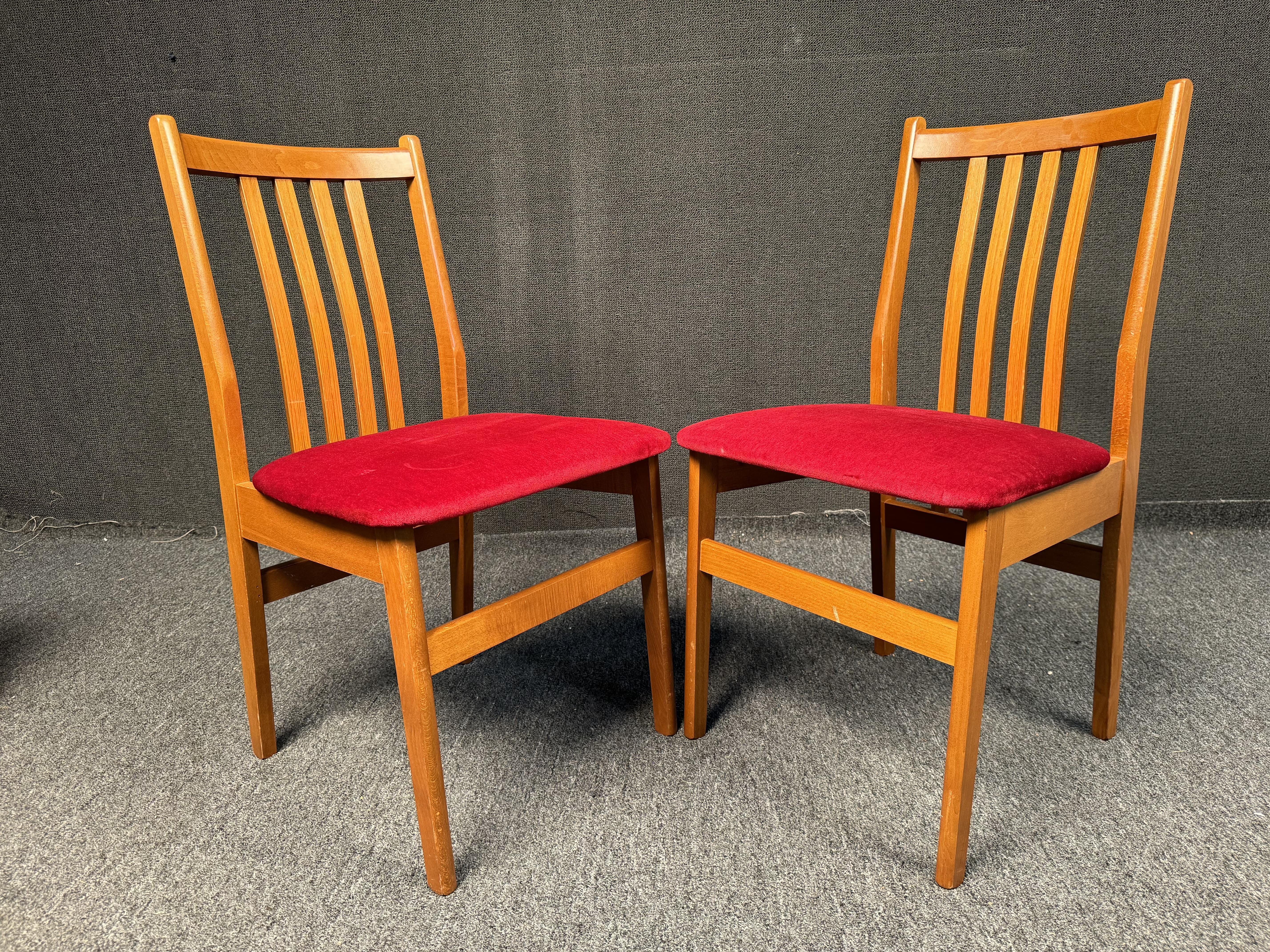 Sechser-Set Moderne Esszimmerstühle aus der Mitte des Jahrhunderts im Angebot 2