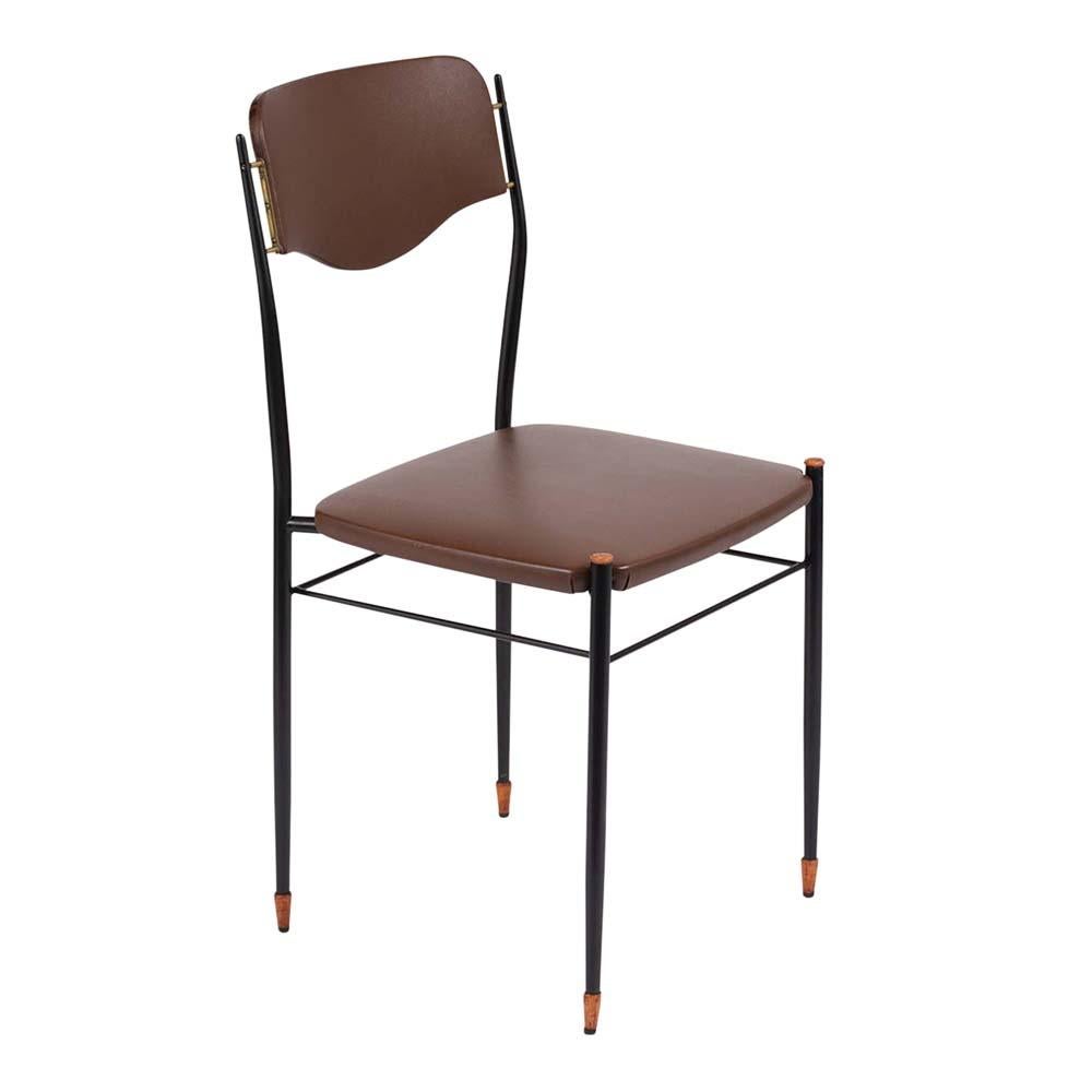 contemporary metal dining chairs