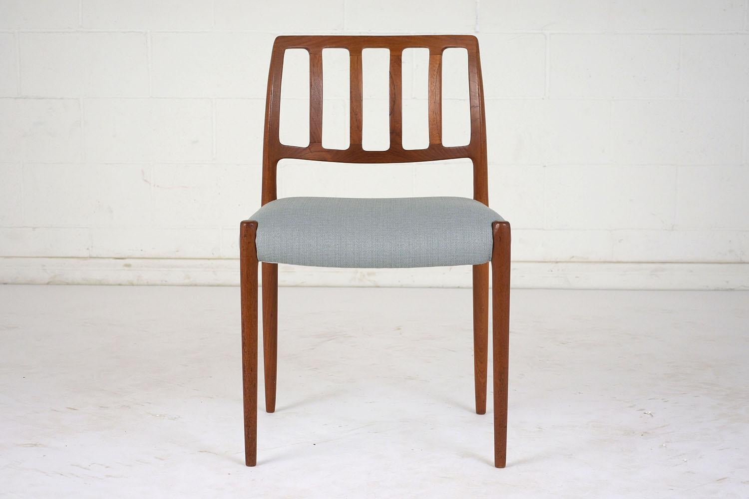 Danish Set of Six Mid-Century Modern Niels Otto Moller Dining Room Chairs