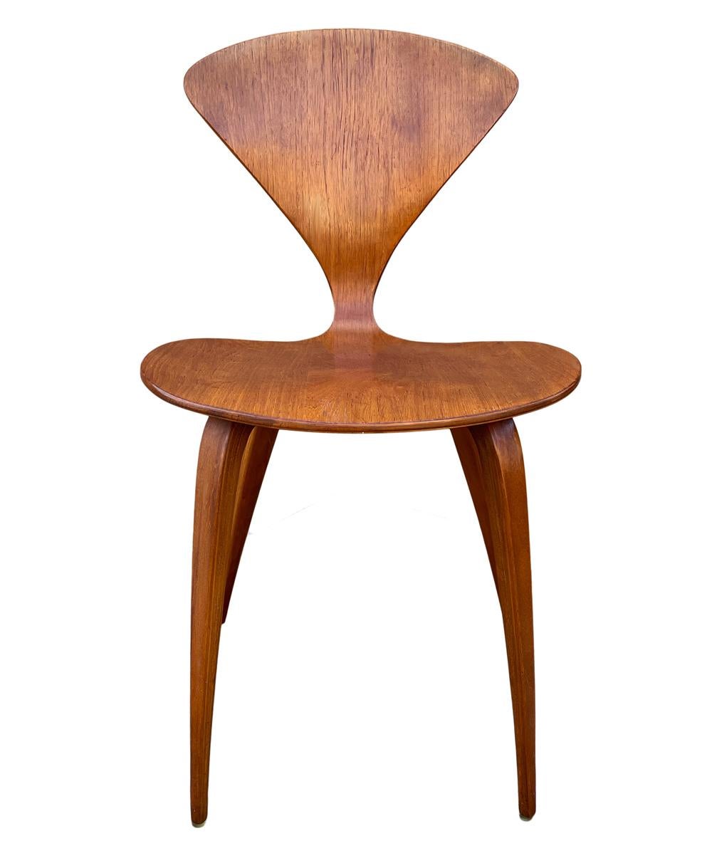 Mid-20th Century Set of Six Mid-Century Modern Norman Cherner for Plycraft Bentwood Dining Chairs