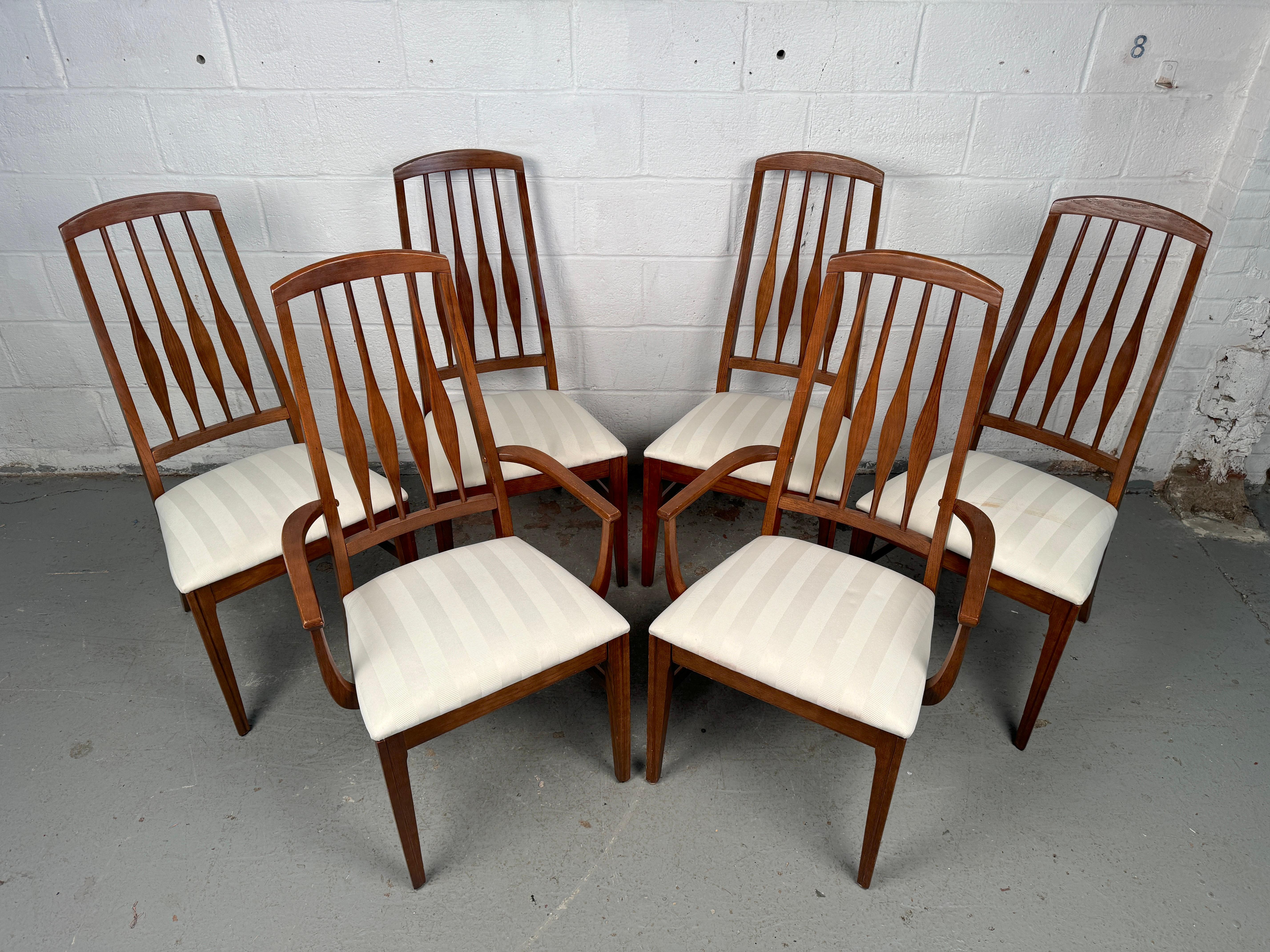 Bring authentic mid-century elegance to your dining area with this set of 6 beautifully crafted dining chairs, designed to balance iconic style with everyday functionality. With their sleek silhouettes, sculpted lines, and tapered legs, these chairs