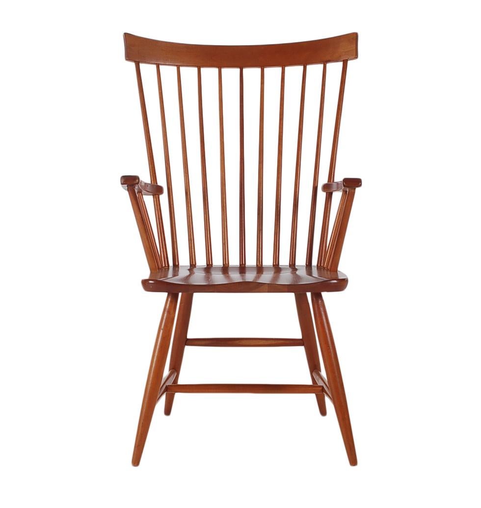 mid century modern windsor chair