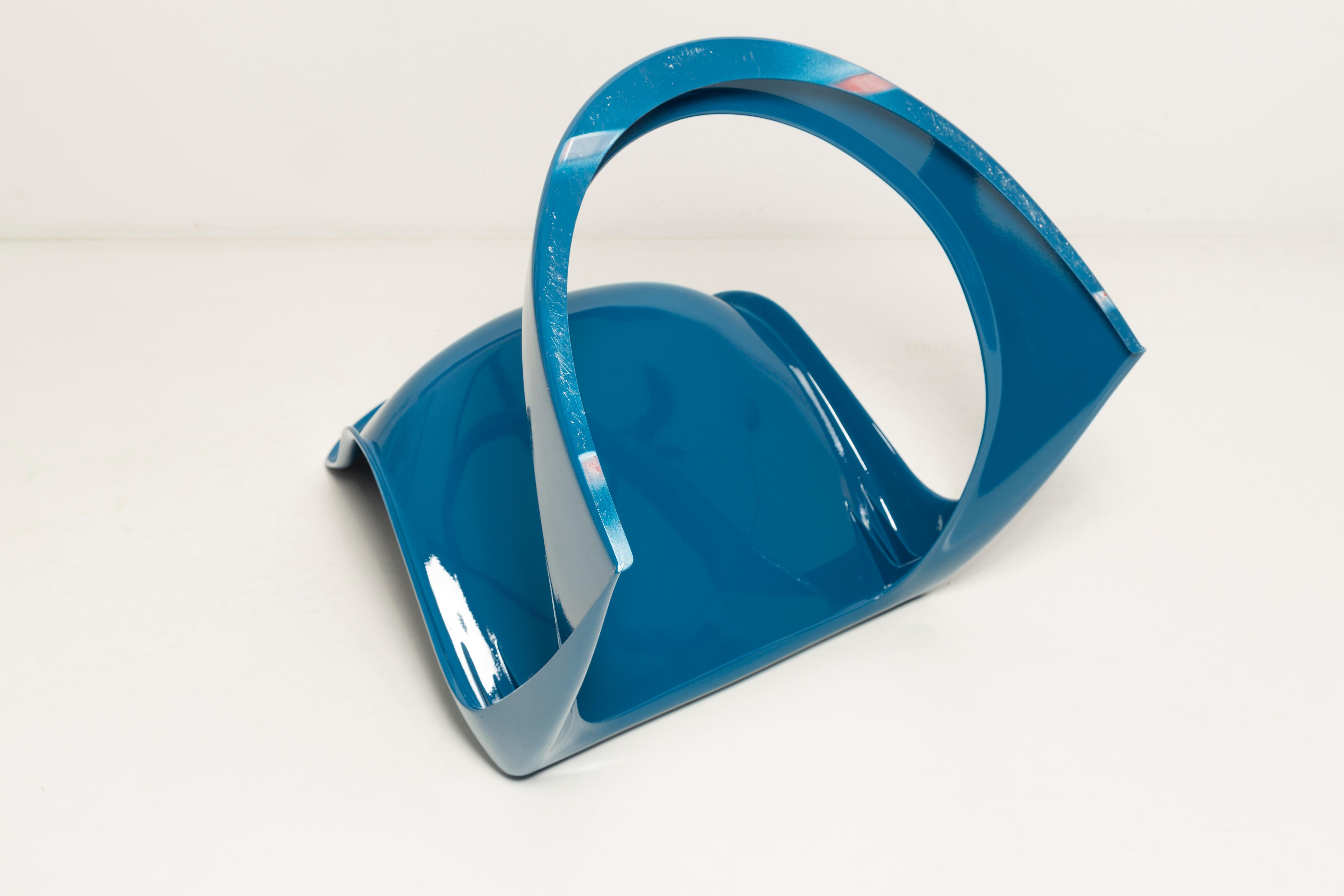 Set of Six Mid Century Sea Blue Cado Chairs, Steen Østergaard, Europe, 1960s For Sale 7