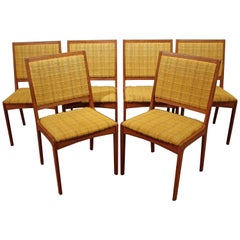 Set of Six Mid-century Swedish Modern Teak Dining Chairs