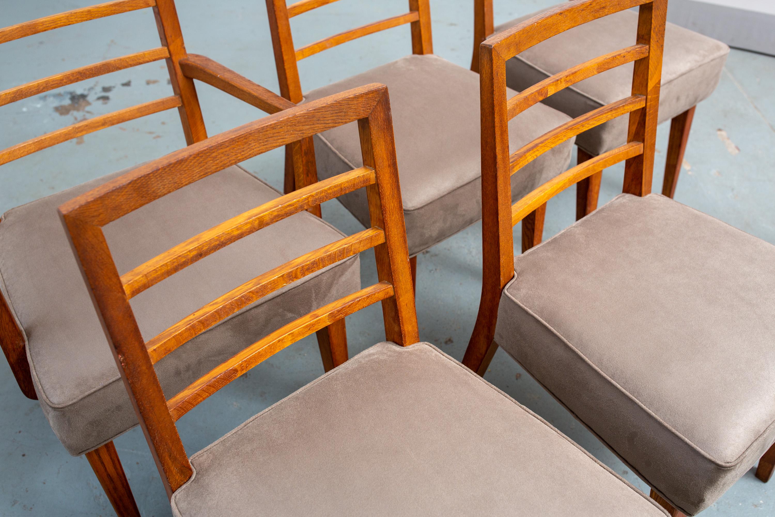 Set of Six Midcentury Dining Chairs 5