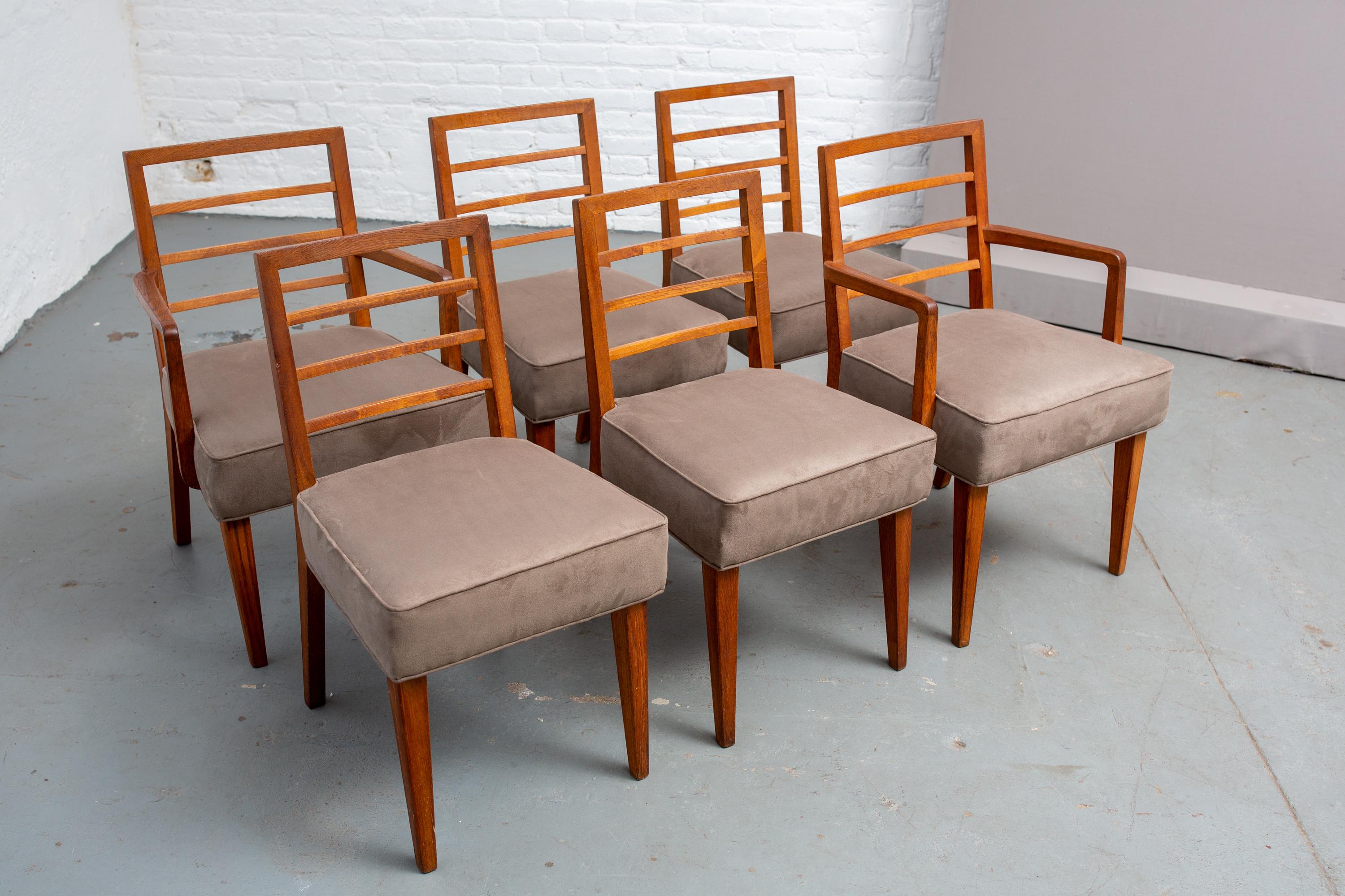 Set of Six Midcentury Dining Chairs 11