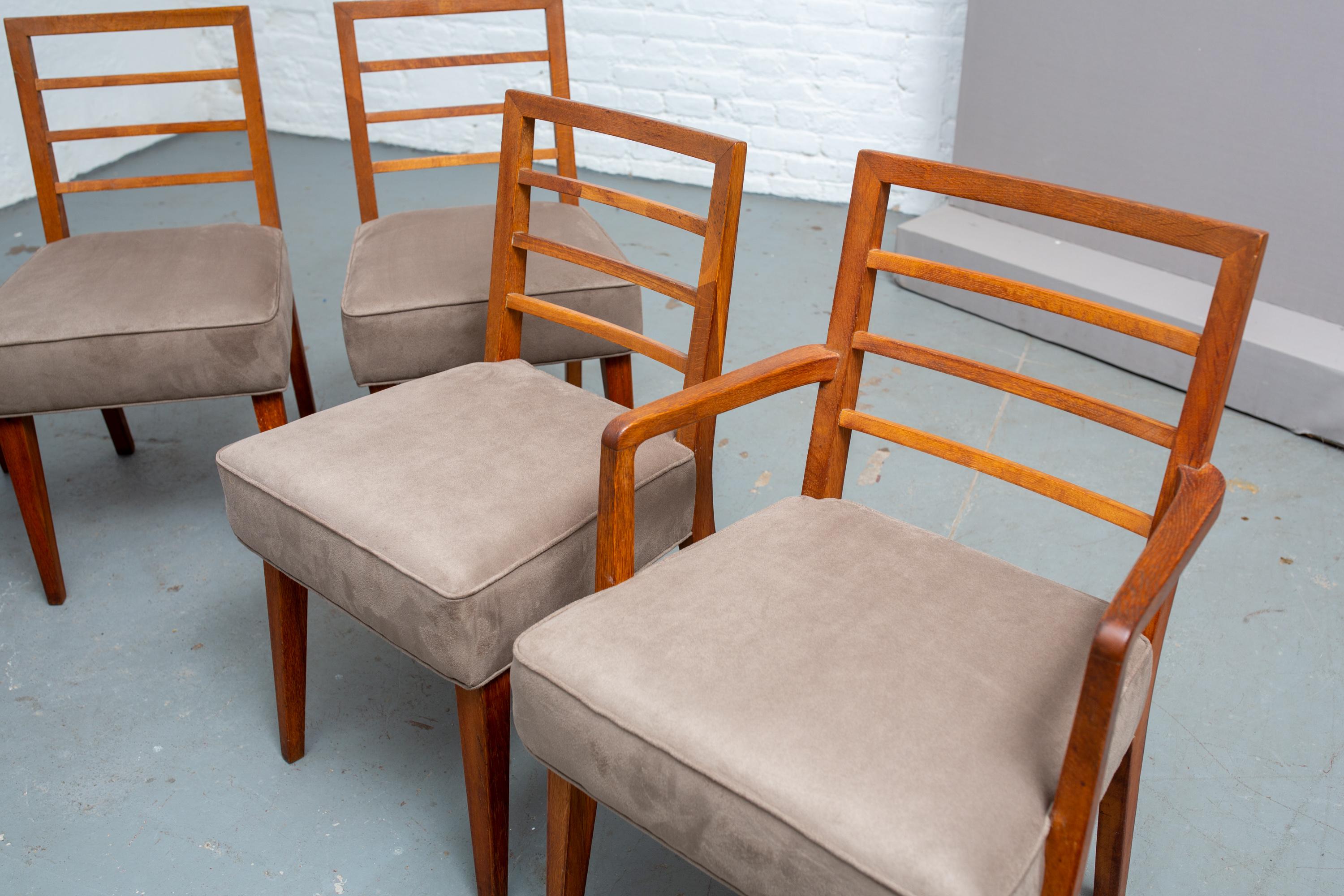 Mid-20th Century Set of Six Midcentury Dining Chairs