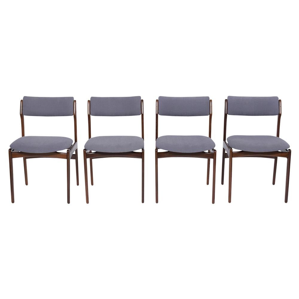 Set of Six Danish Teak Dining Chairs 1