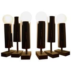 Set of Four Midcentury Wall Lamp Sconces Staff Leuchten, Motoko Ishii, 1970s