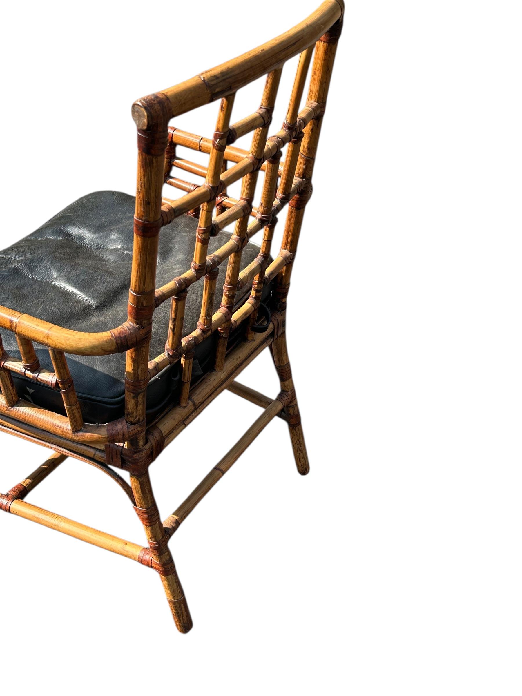 Sechser-Set Milling Road von Baker Furniture Rattan-Esszimmerstühle im Angebot 8