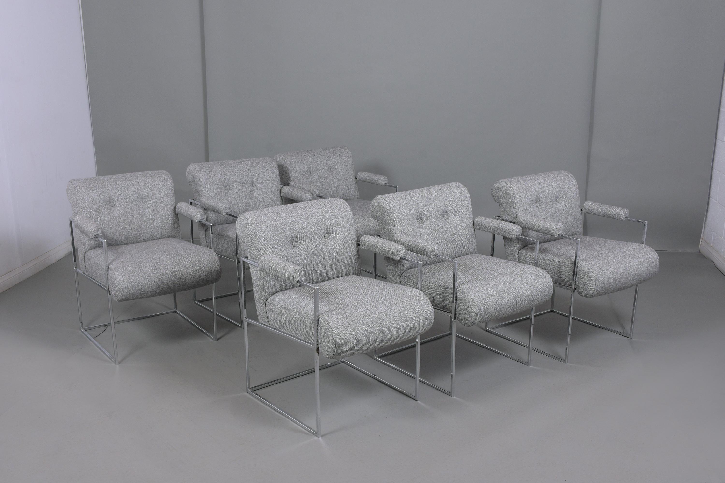Six Milo Baughman for Thayer Coggin Dining Chairs  5