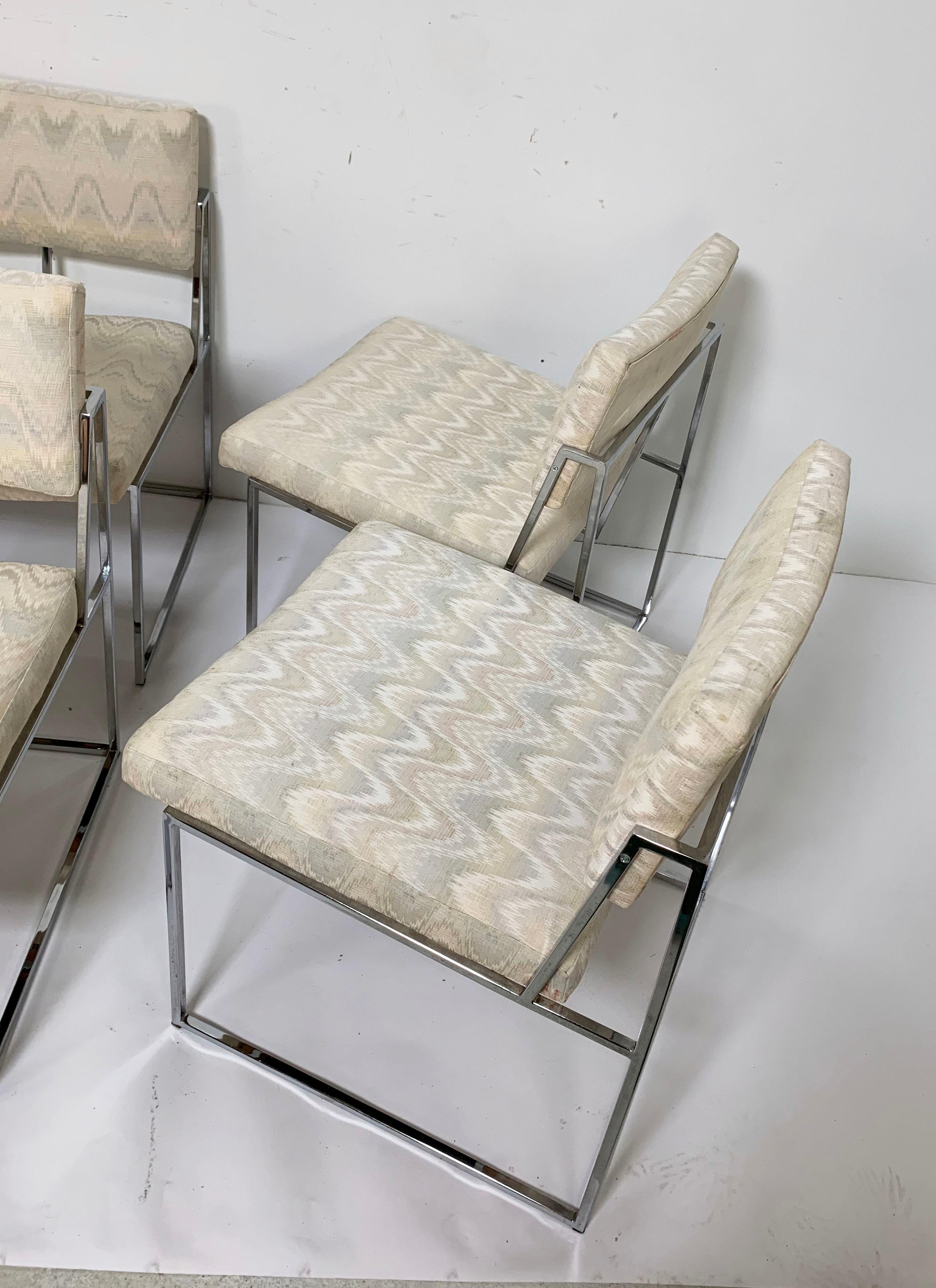 Mid-20th Century Set of Six Milo Baughman for Thayer Coggin Dining Chairs, circa 1960s