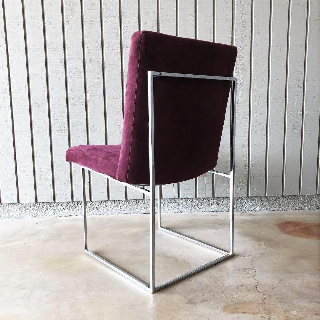 Set of Six Milo Baughman for Thayer Coggin Floating Dining Chairs In Good Condition In Dallas, TX