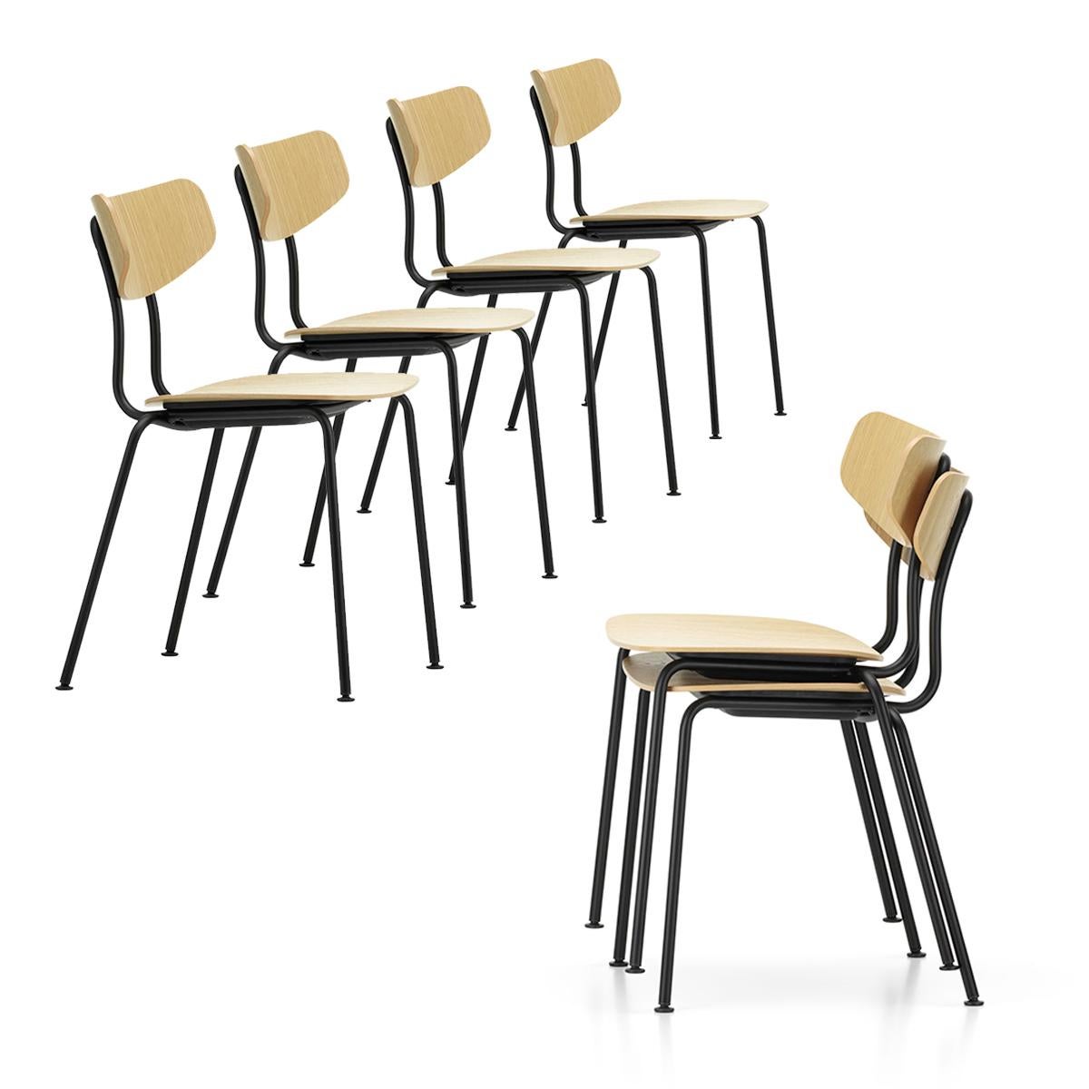 Chairs designed by Jasper Morrison in 2000.
Manufactured by Vitra, Switzerland.

Jasper Morrison continues his 'super normal' design approach with Moca, combining an understated aesthetic with robust high-quality materials to create an extremely