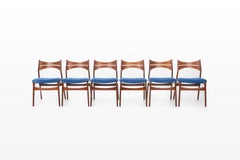 Set of six 'Model 310' dining chairs by Erik Buch for Christian Christensen