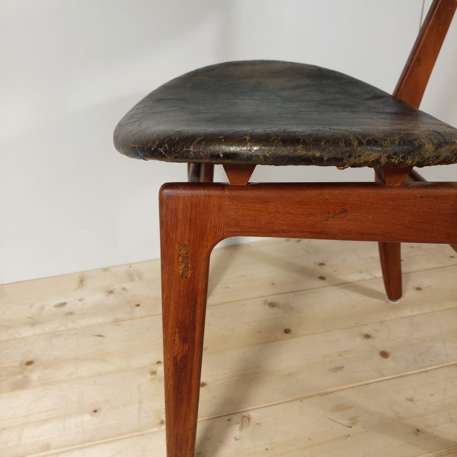 Satz von sechs Stühlen Modell 402 von Vilhelm Wohlert für Soborg Mobelfabrik (Teakholz) im Angebot