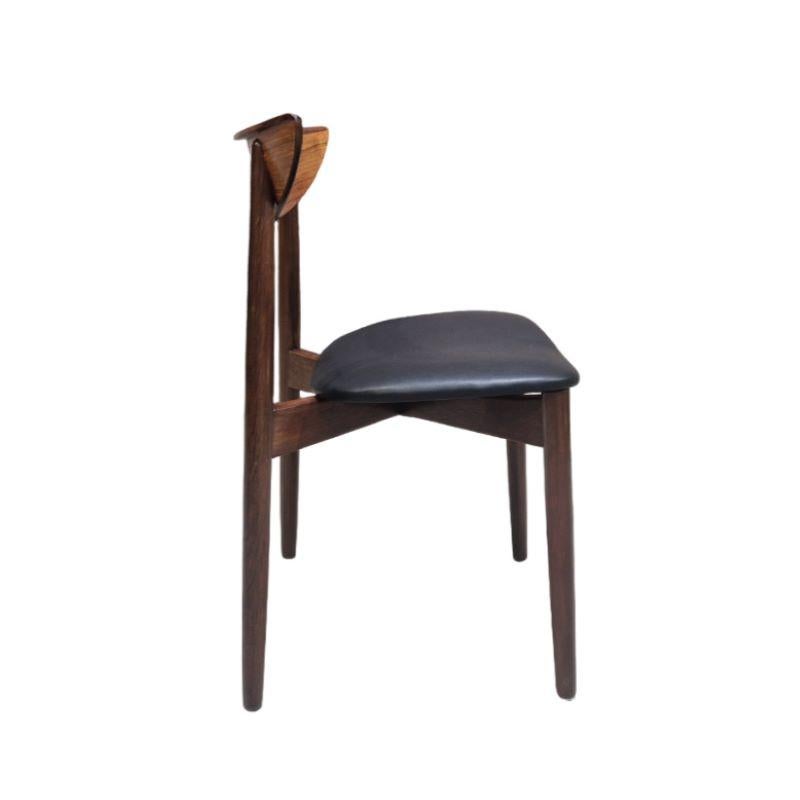 Ensemble de six chaises de salle à manger modèle 58 de Harry Ostergaard pour Randers Mobelfabrik en vente 3