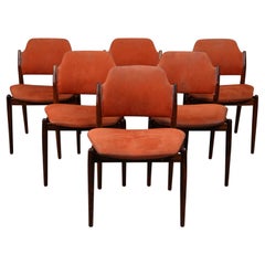 Set of Six Model 62s Dining Chairs in Rosewood by Arne Vodder