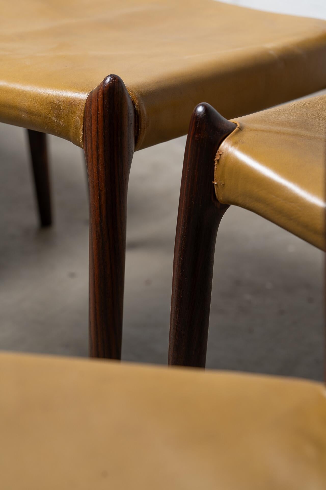 Set of Six Model 78 Dining Chairs by Niels Otto Møller en vente 8