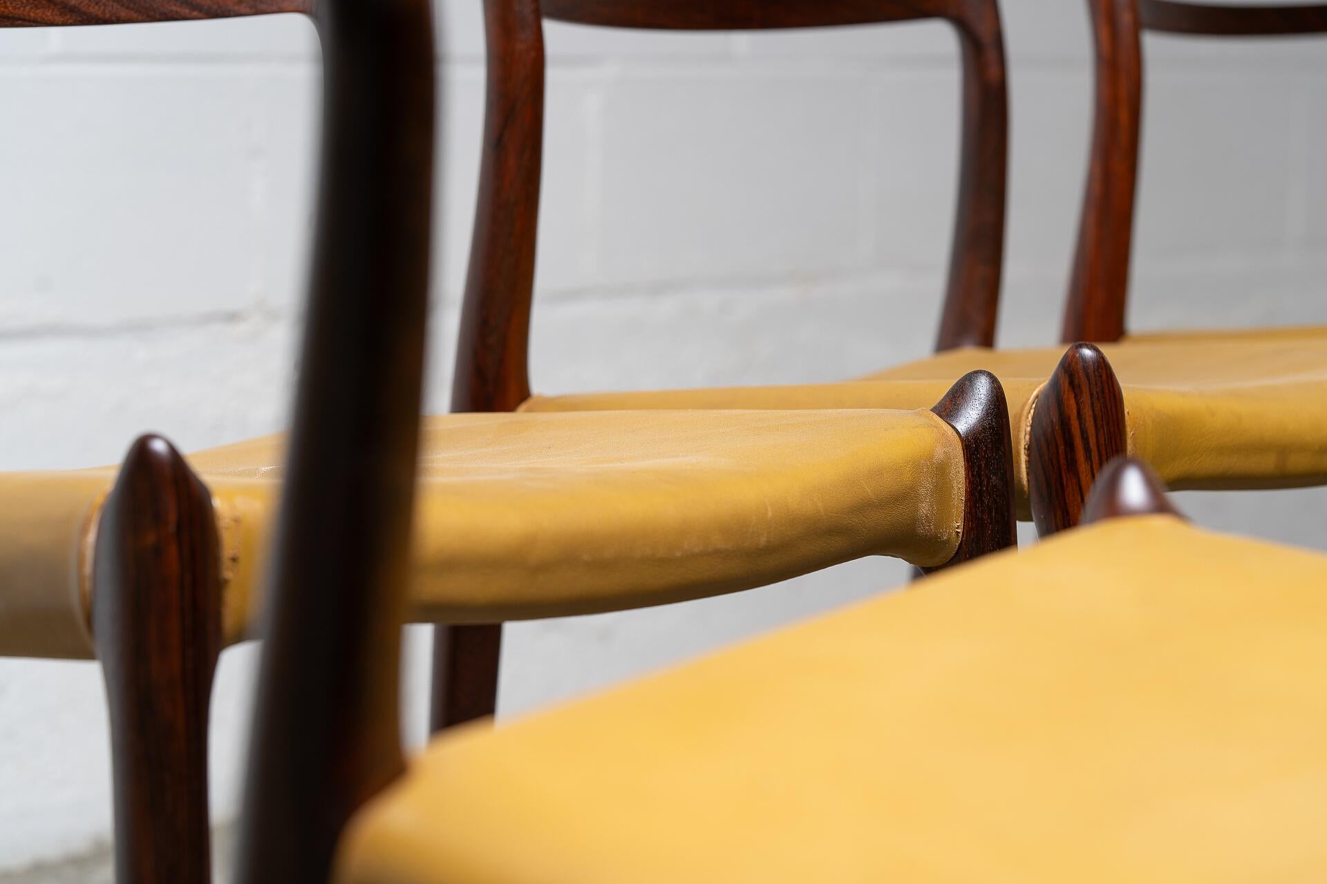 Set of Six Model 78 Dining Chairs by Niels Otto Møller en vente 9